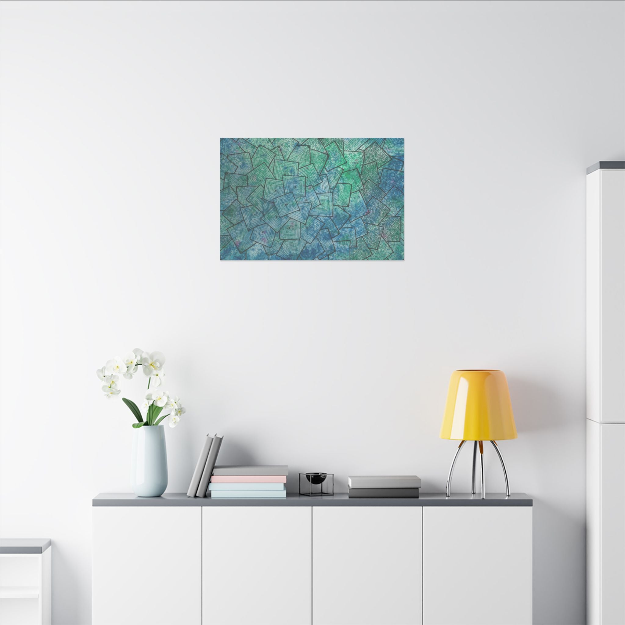 Large Colourful Wall Art, Canvas Prints, For Office, Bedroom or Living Room, or Special Gift #65 And The Answer Is?