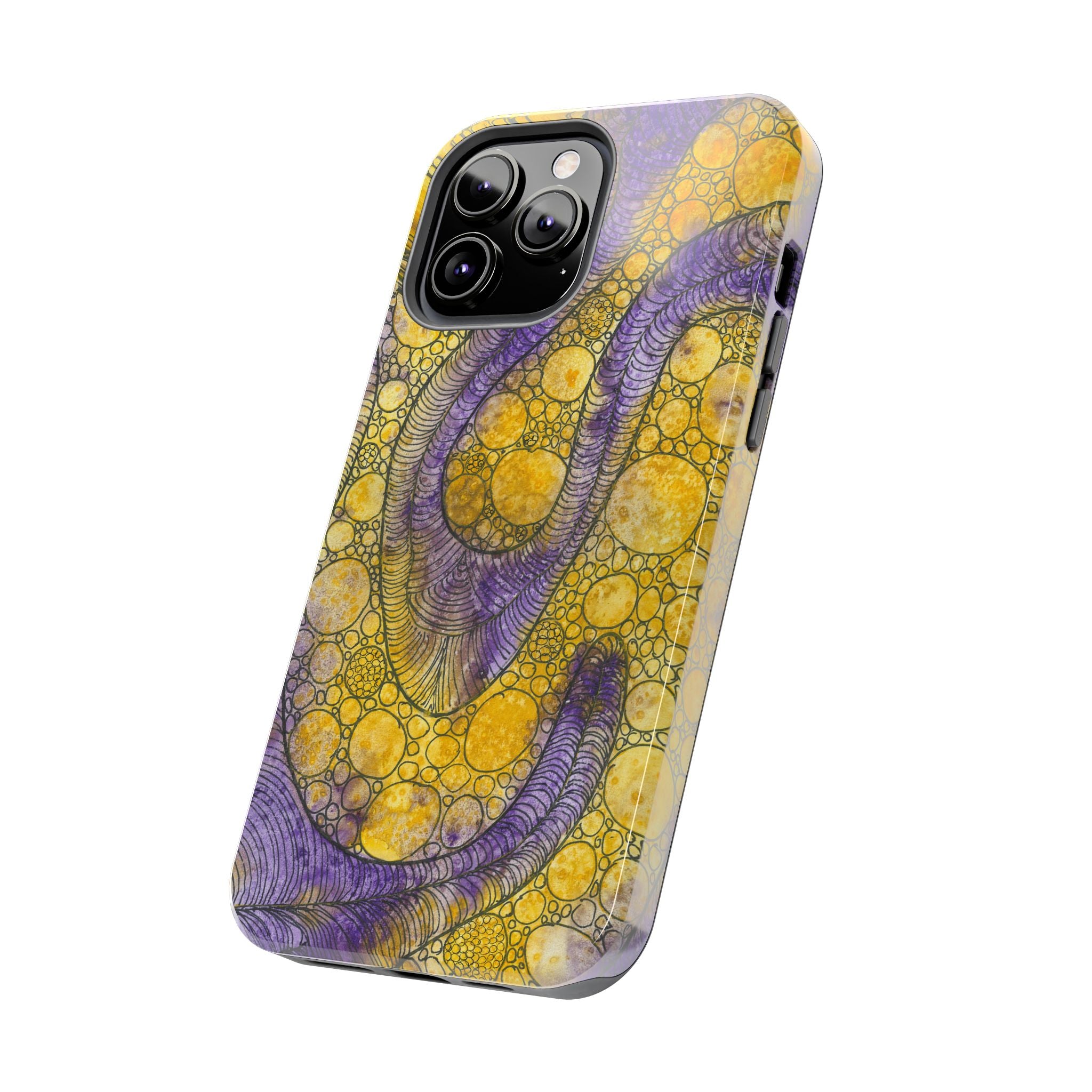 Tough Phone Case - All iPhones and Samsung Galaxys - Exciting Abstract Design #64 Is Now A Good Time?