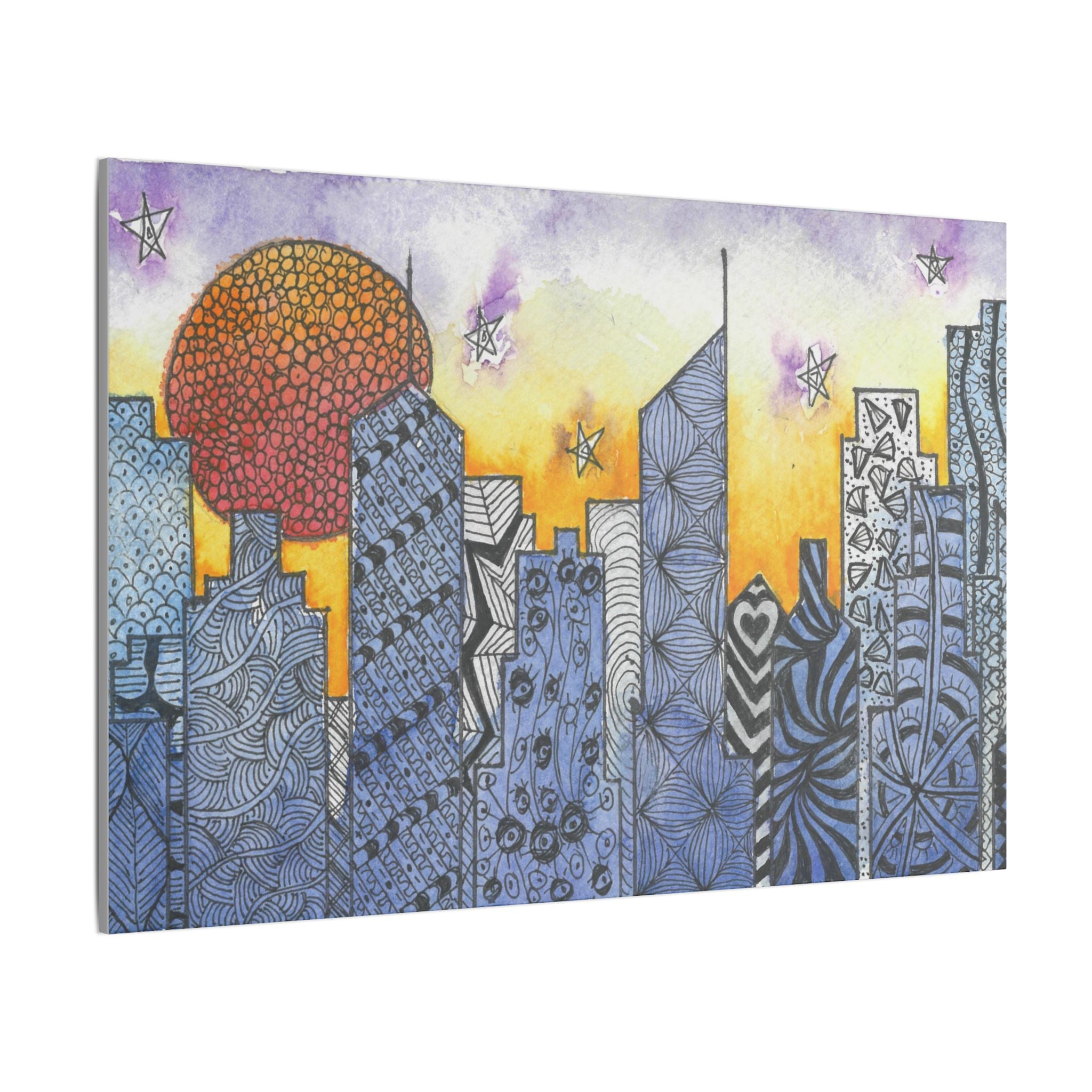 Large Colourful Wall Art, Canvas Prints, For Office, Bedroom or Living Room, or Special Gift #5 In The Shadows