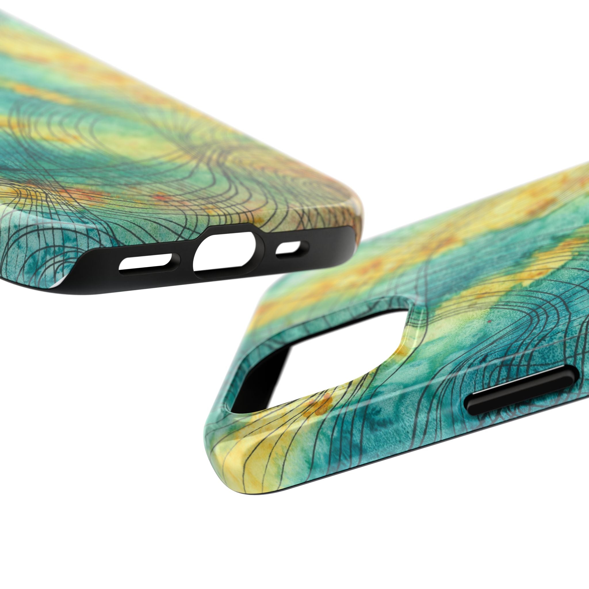 Tough Phone Case - All iPhones and Samsung Galaxys - Exciting Abstract Design #81 The Only Way Is Up