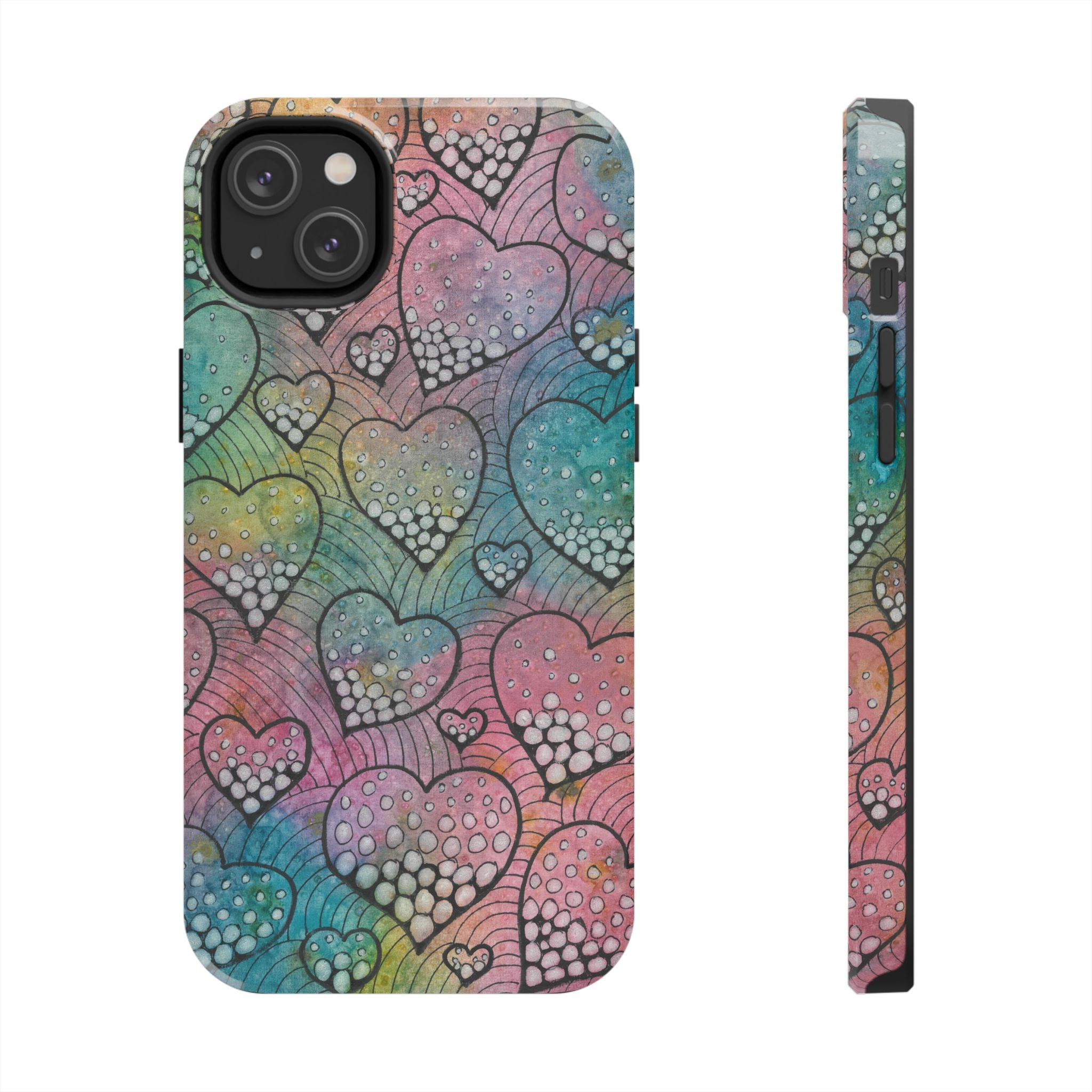 Tough Phone Case - All iPhones and Samsung Galaxys - Exciting Abstract Design #97 What's Love Got To Do With It