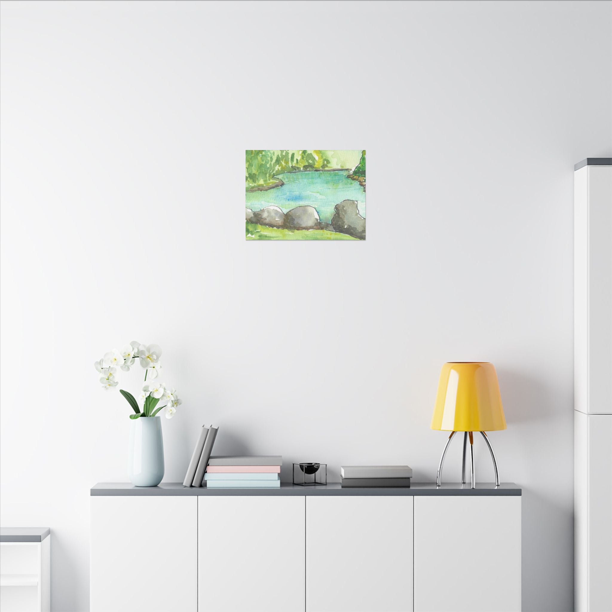 Large Colourful Wall Art, Canvas Prints, For Office, Bedroom or Living Room, or Special Gift #88 Tara River - Montenegro