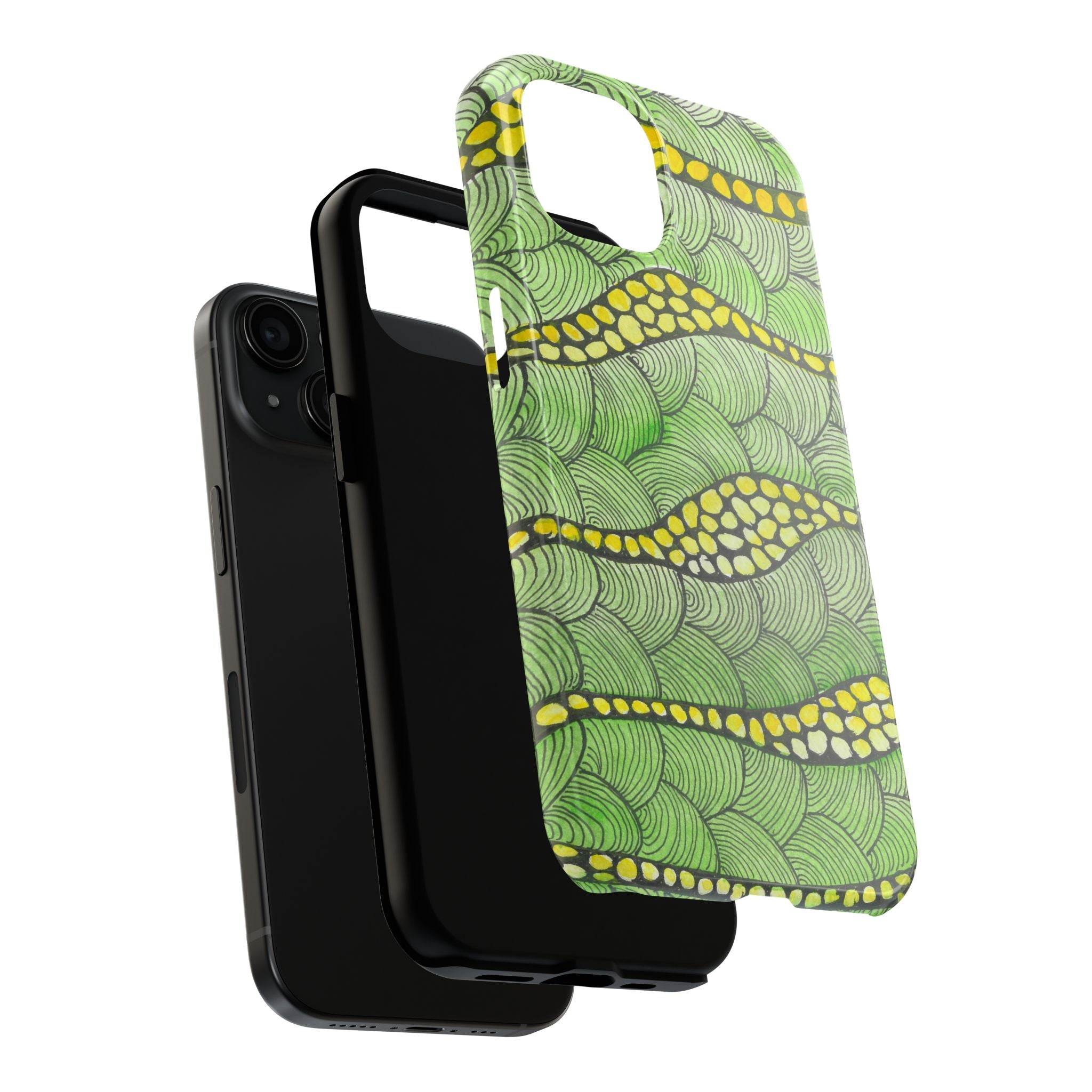 Tough Phone Case - All iPhones and Samsung Galaxys - Exciting Abstract Design #13 Watcha Thinking