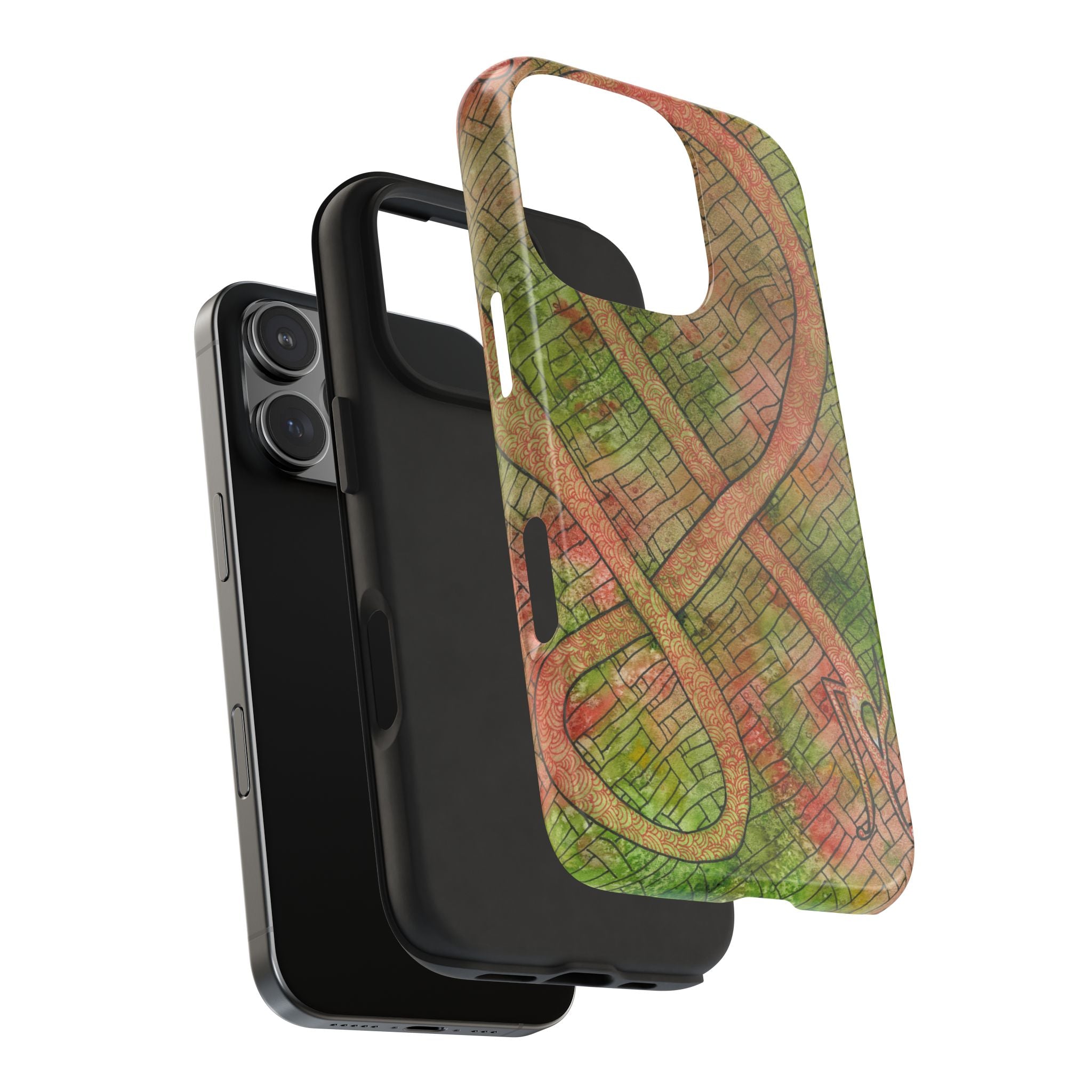 Tough Phone Case - All iPhones and Samsung Galaxys - Exciting Abstract Design #57 Celtic Flavours