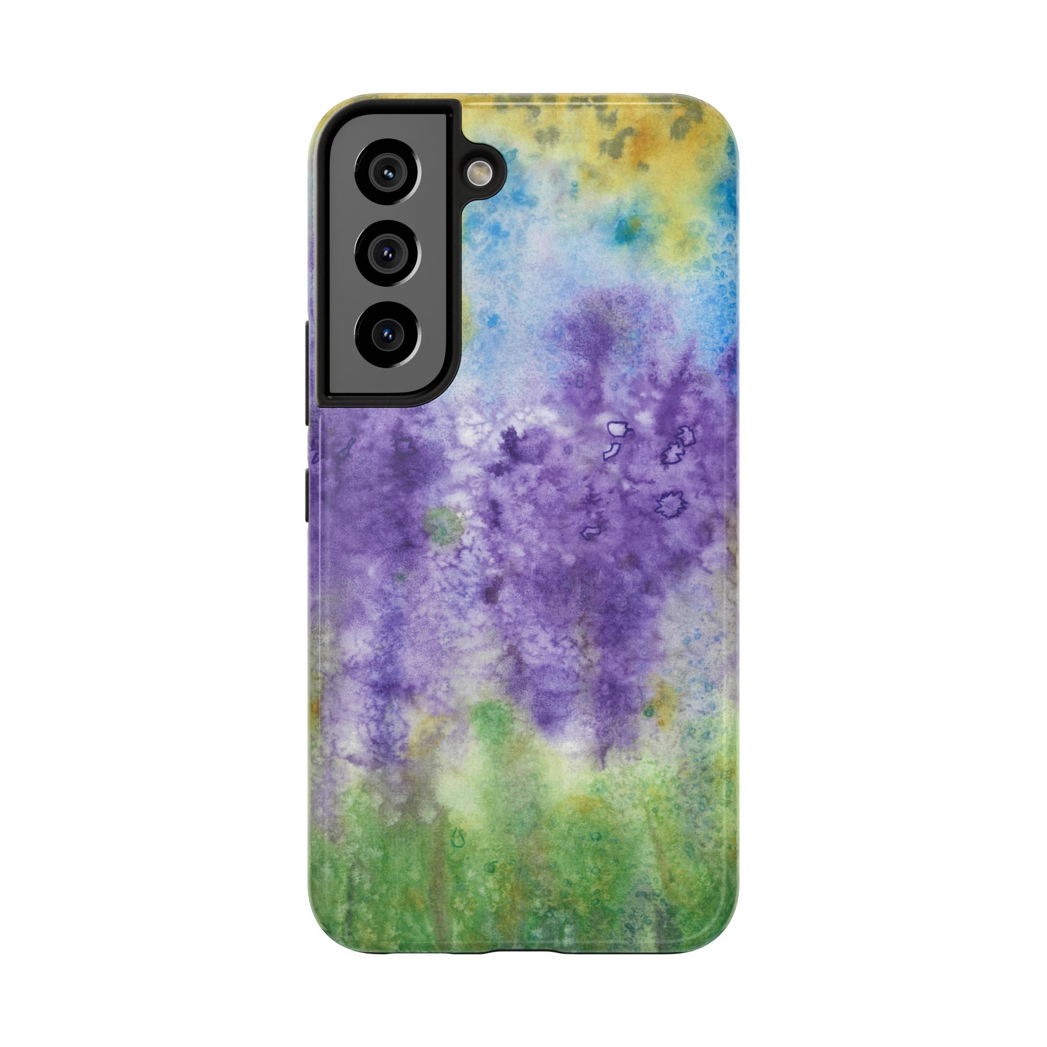 Tough Phone Case - All iPhones and Samsung Galaxys - Exciting Abstract Design #74 Lavender Fields