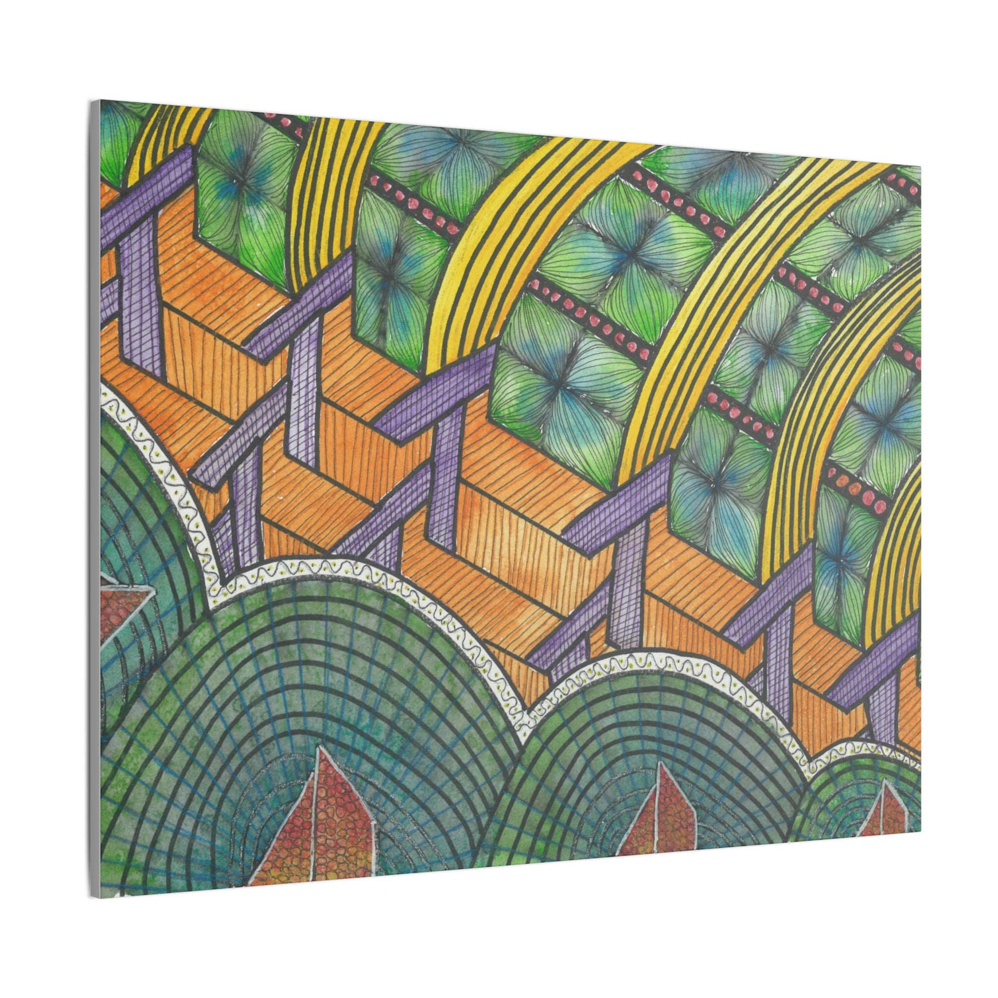 Large Colourful Wall Art, Canvas Prints, For Office, Bedroom or Living Room, or Special Gift #31 T'Eye Land