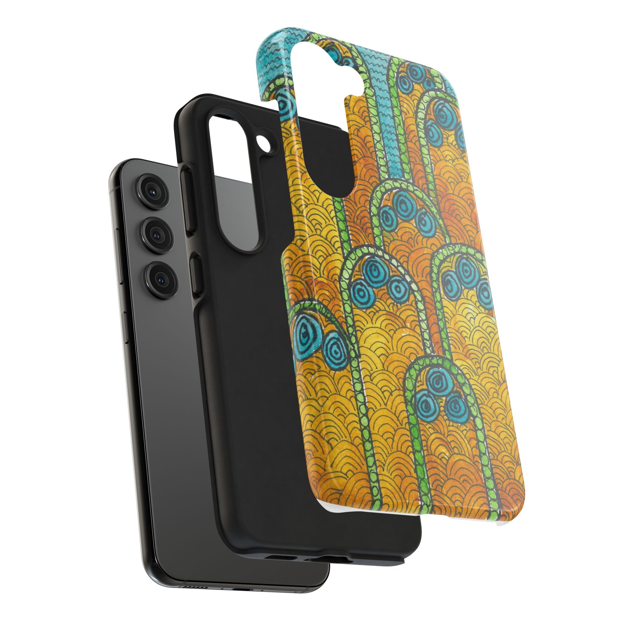 Tough Phone Case - All iPhones and Samsung Galaxys - Exciting Abstract Design #87 Belgrade Impressions - Serbia