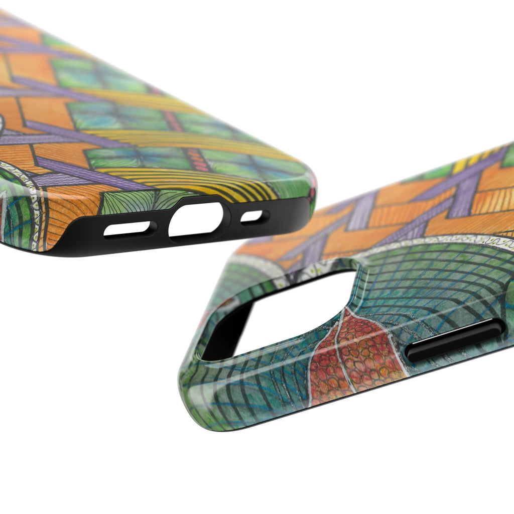 Tough Phone Case - All iPhones and Samsung Galaxys - Exciting Abstract Design #31 T'Eye Land