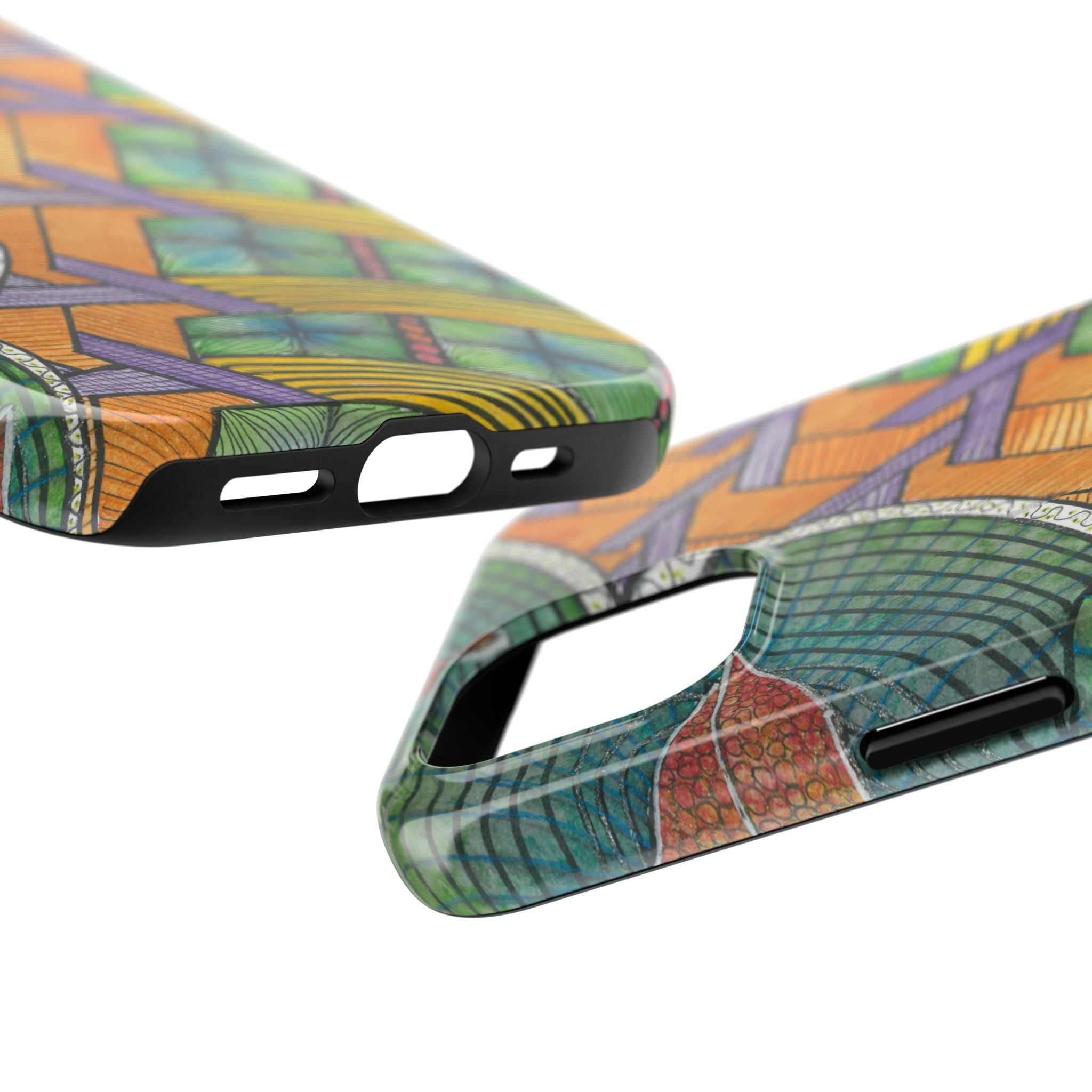 Tough Phone Case - All iPhones and Samsung Galaxys - Exciting Abstract Design #31 T'Eye Land