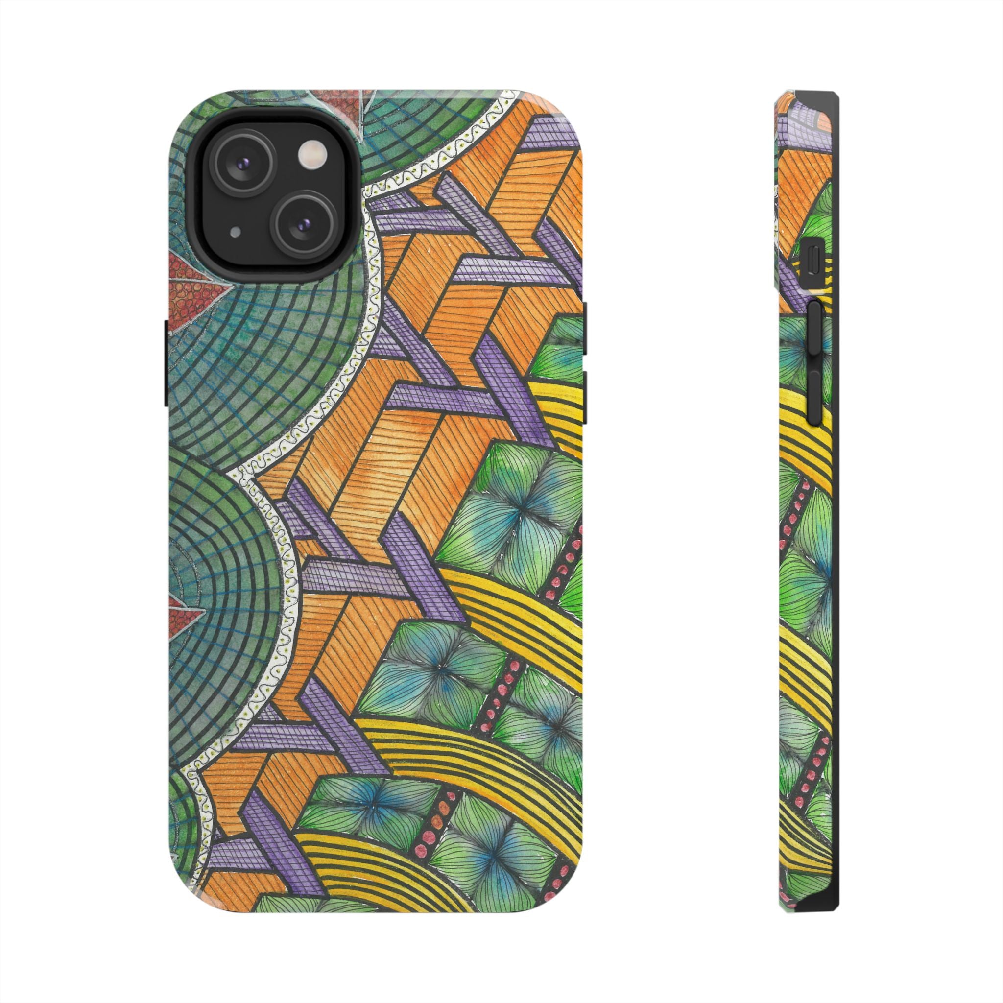 Tough Phone Case - All iPhones and Samsung Galaxys - Exciting Abstract Design #31 T'Eye Land