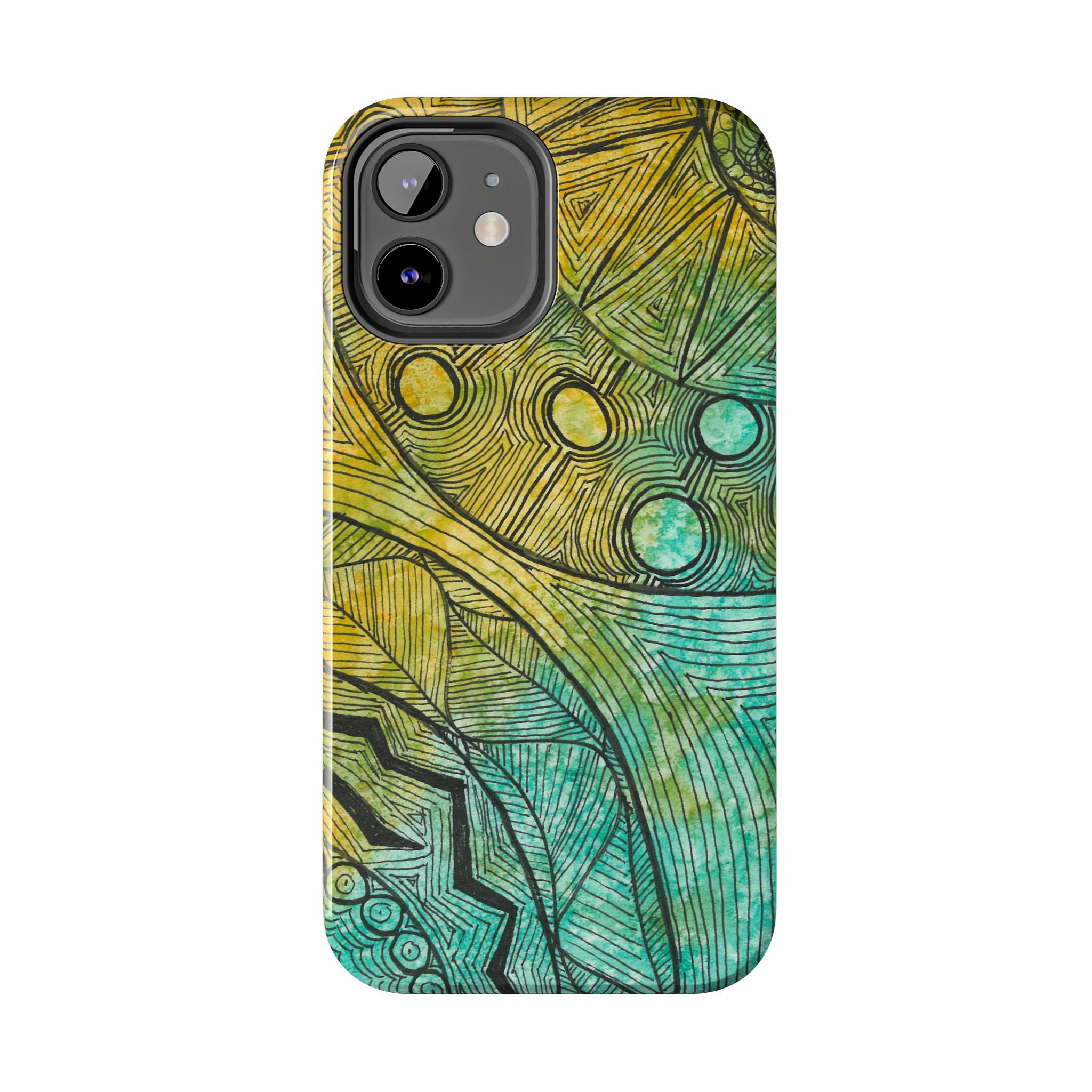 Tough Phone Case - All iPhones and Samsung Galaxys - Exciting Abstract Design #27 Come What May