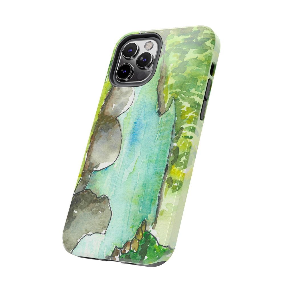Tough Phone Case - All iPhones and Samsung Galaxys - Exciting Abstract Design #88 Tara River - Montenegro