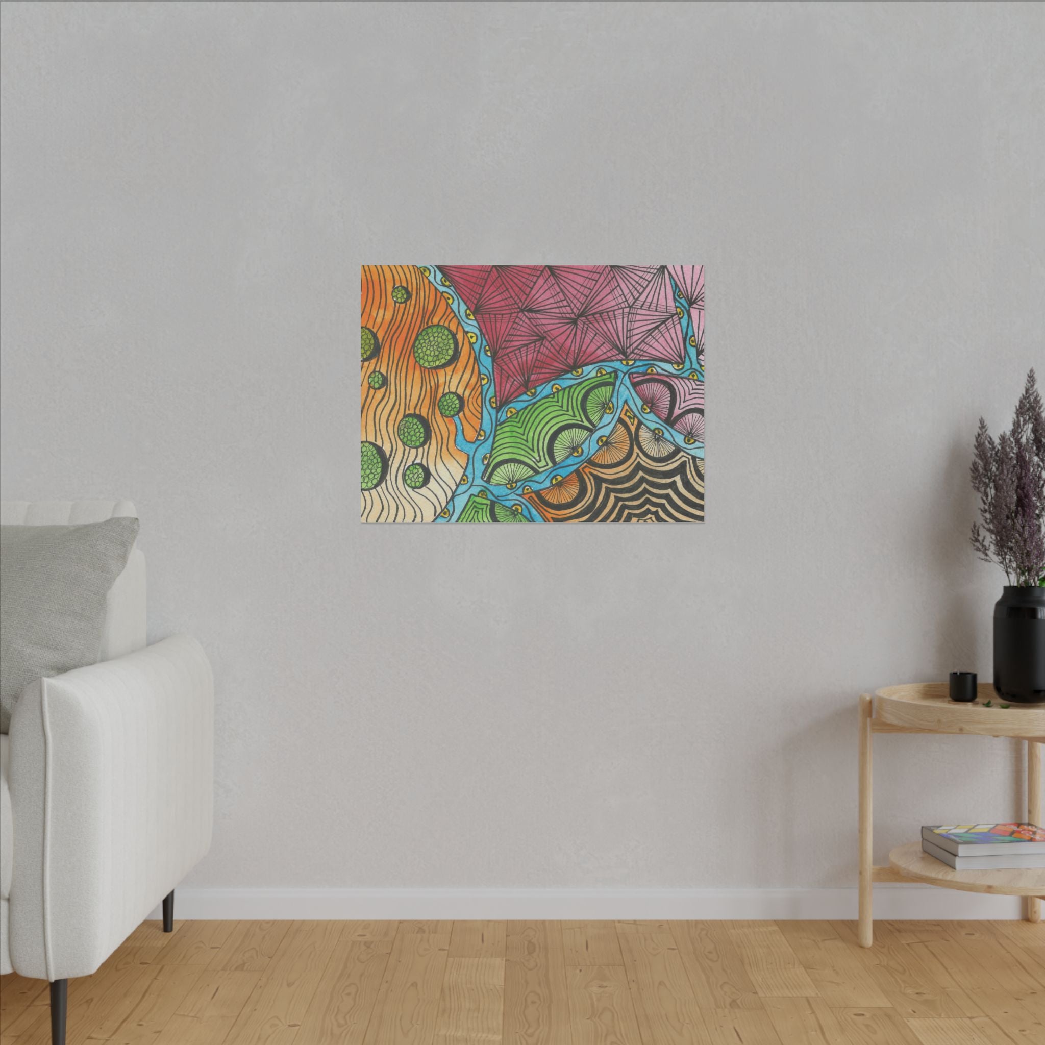 Large Colourful Wall Art, Canvas Prints, For Office, Bedroom or Living Room, or Special Gift #11 Today's The Day