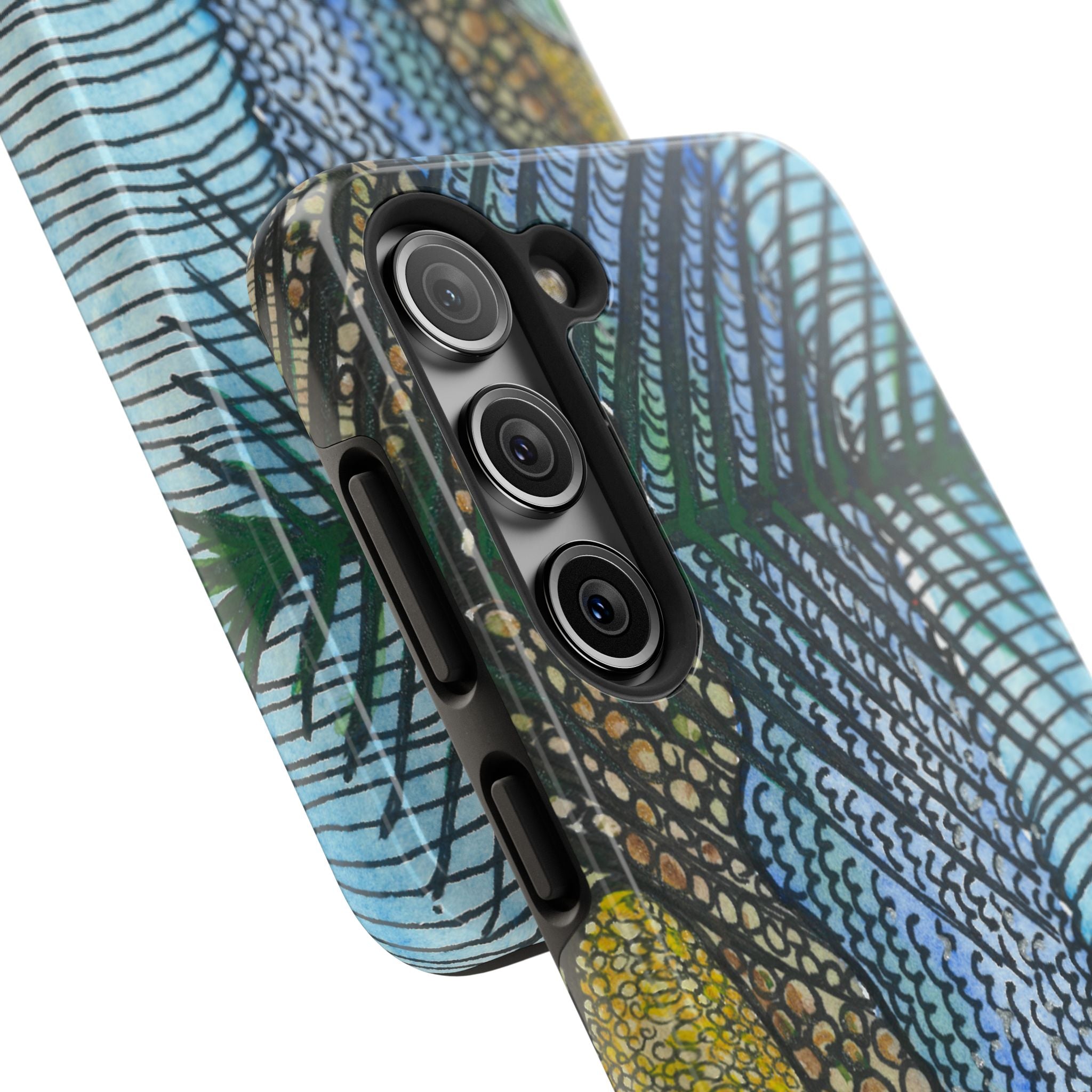 Tough Phone Case - All iPhones and Samsung Galaxys - Exciting Abstract Design #47 Cottesloe