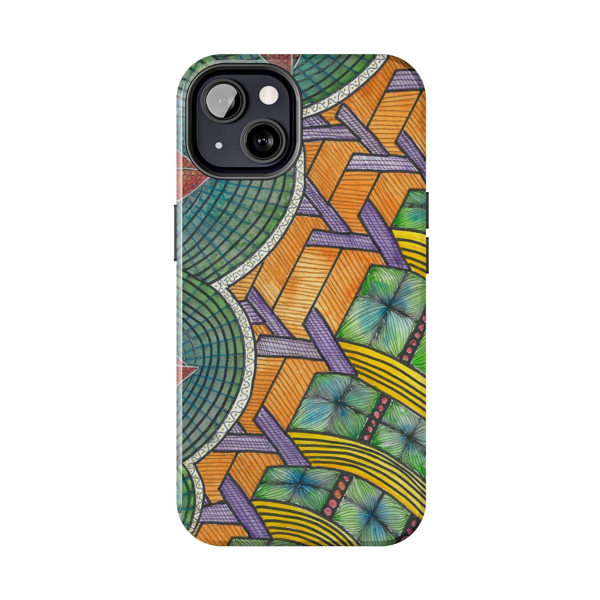 Tough Phone Case - All iPhones and Samsung Galaxys - Exciting Abstract Design #31 T'Eye Land