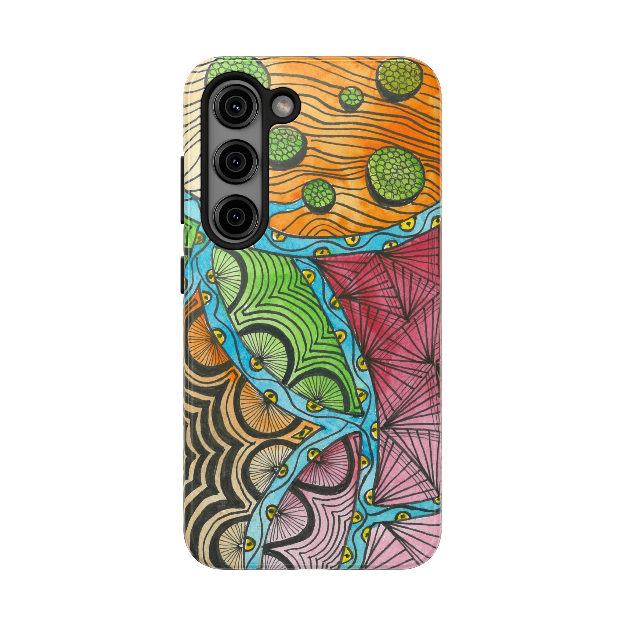 Tough Phone Case - All iPhones and Samsung Galaxys - Exciting Abstract Design #11 Today's The Day