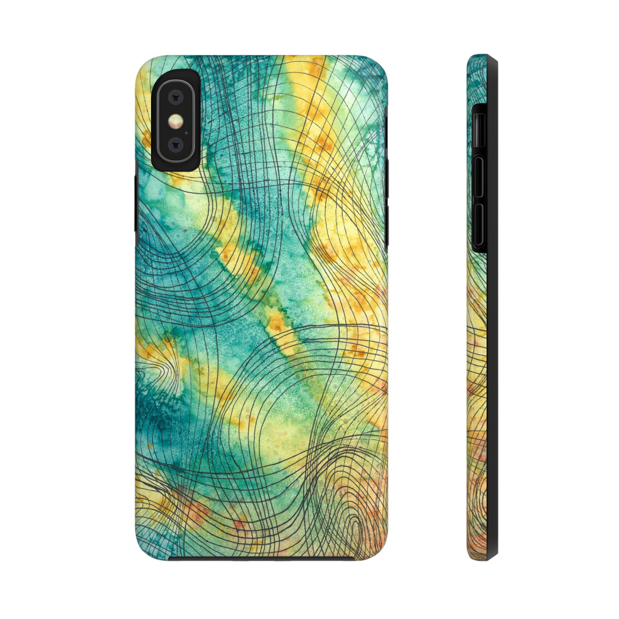Tough Phone Case - All iPhones and Samsung Galaxys - Exciting Abstract Design #81 The Only Way Is Up