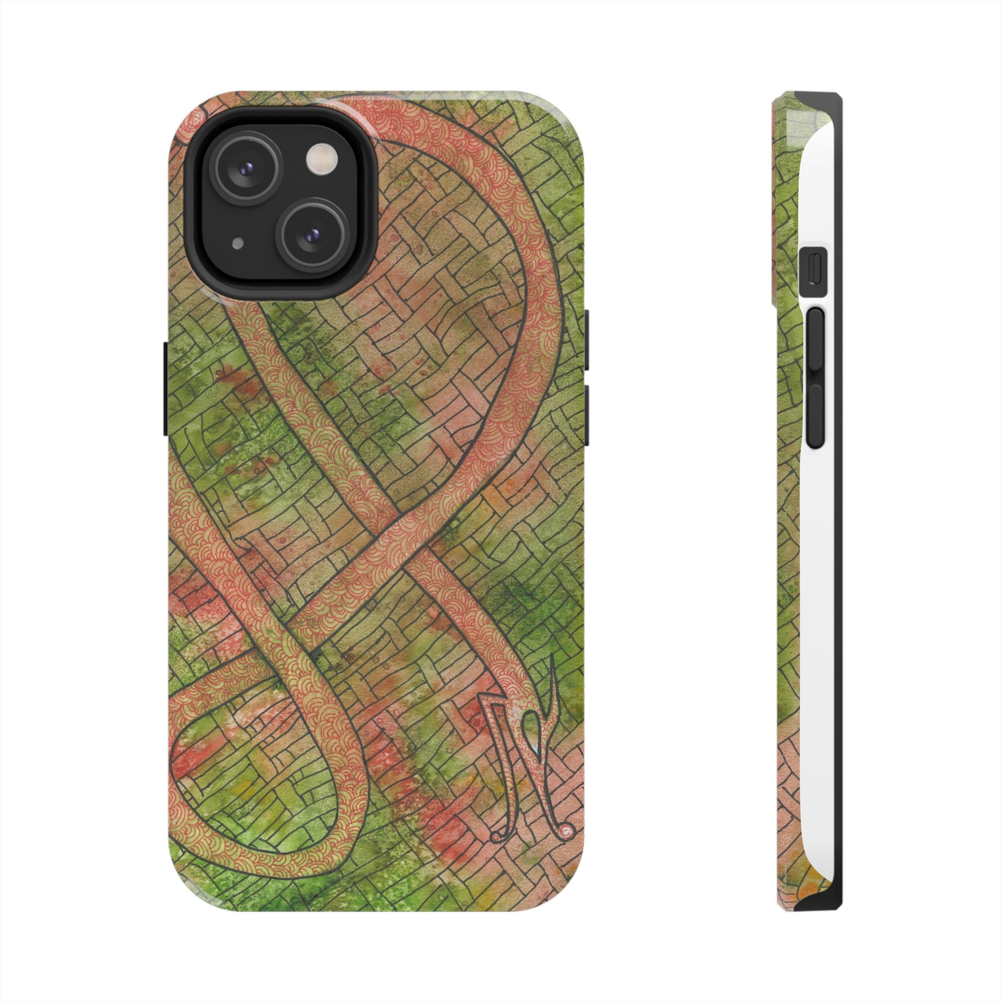 Tough Phone Case - All iPhones and Samsung Galaxys - Exciting Abstract Design #57 Celtic Flavours