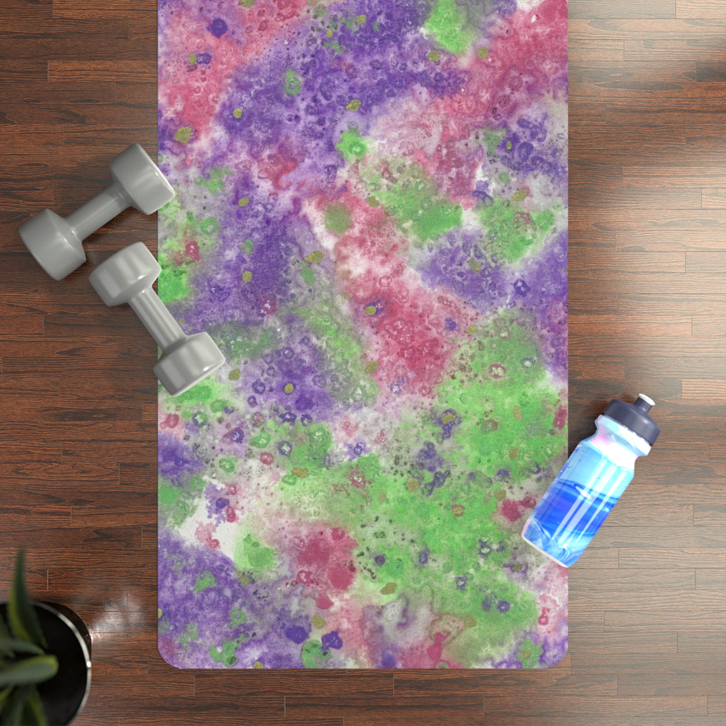 Yoga Mats and Gym Mats. Colourful Abstract Designs. Perfect for Home, Yoga or Gym Class, or a Special Gift #100 Immortal Being