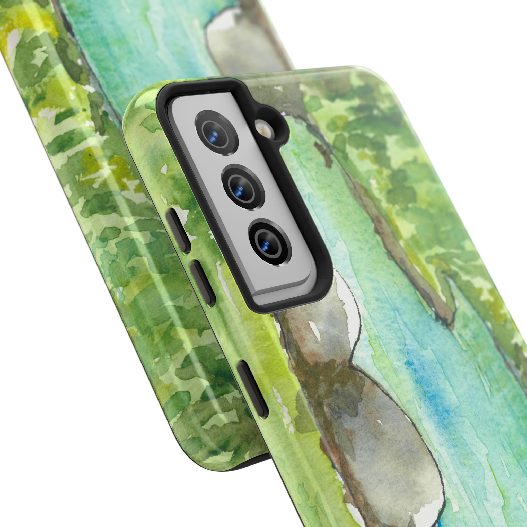 Tough Phone Case - All iPhones and Samsung Galaxys - Exciting Abstract Design #88 Tara River - Montenegro