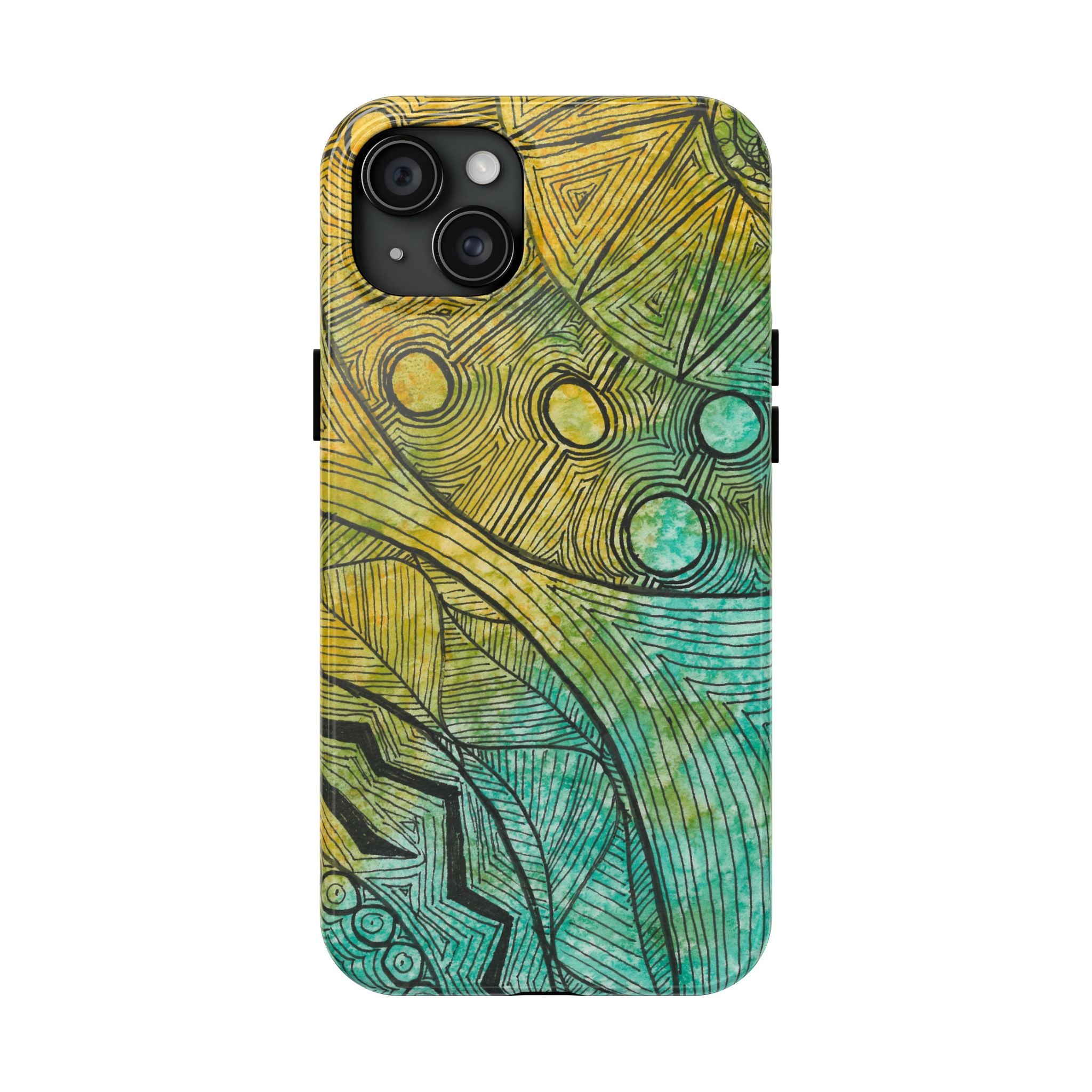Tough Phone Case - All iPhones and Samsung Galaxys - Exciting Abstract Design #27 Come What May