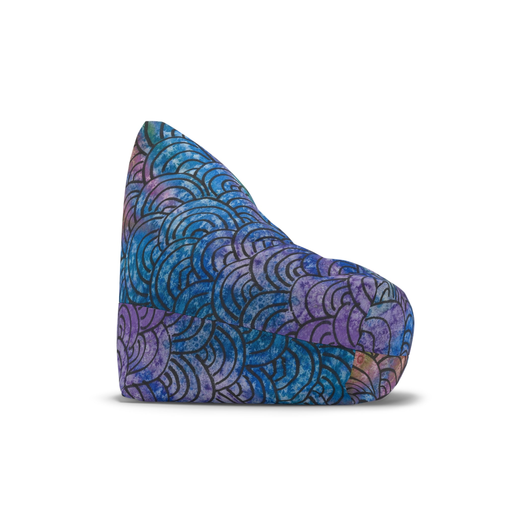 Bean Bag Chair Covers For Indoor & Outdoor - 2 Sizes - Exciting Abstract Design #84 Ah! The Past