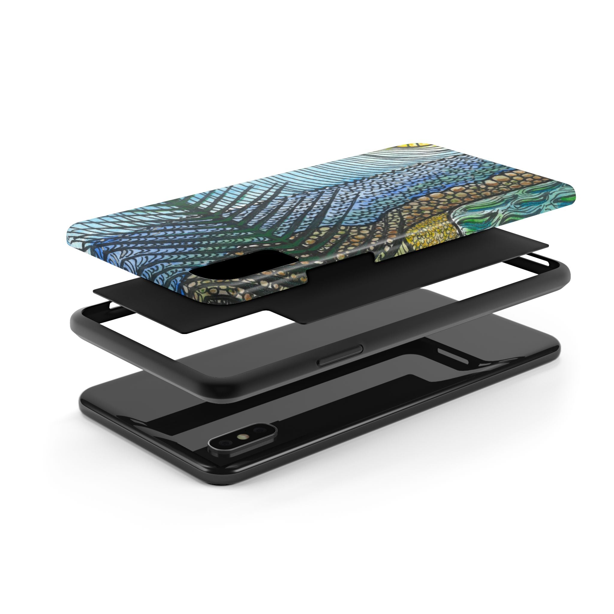 Tough Phone Case - All iPhones and Samsung Galaxys - Exciting Abstract Design #47 Cottesloe