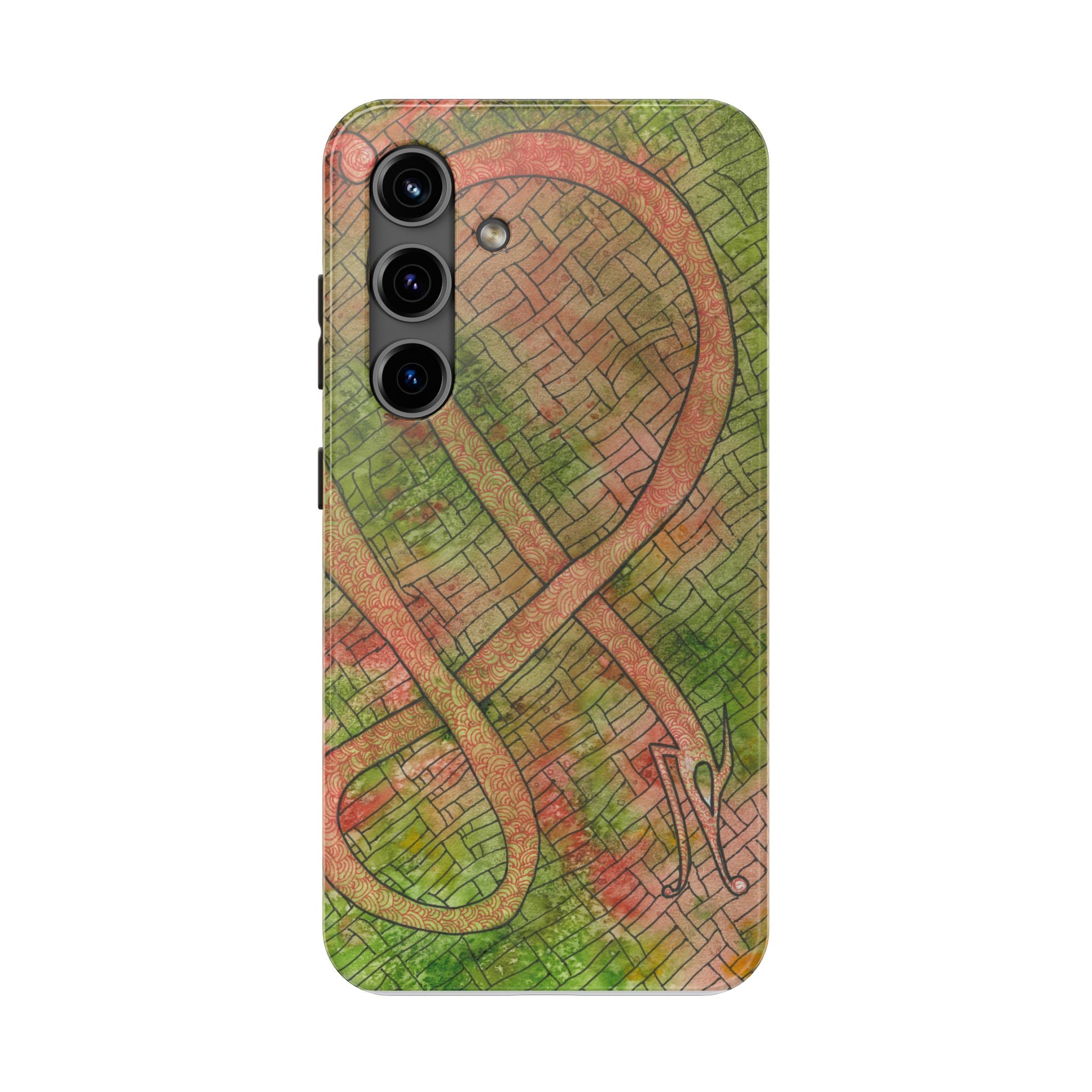 Tough Phone Case - All iPhones and Samsung Galaxys - Exciting Abstract Design #57 Celtic Flavours