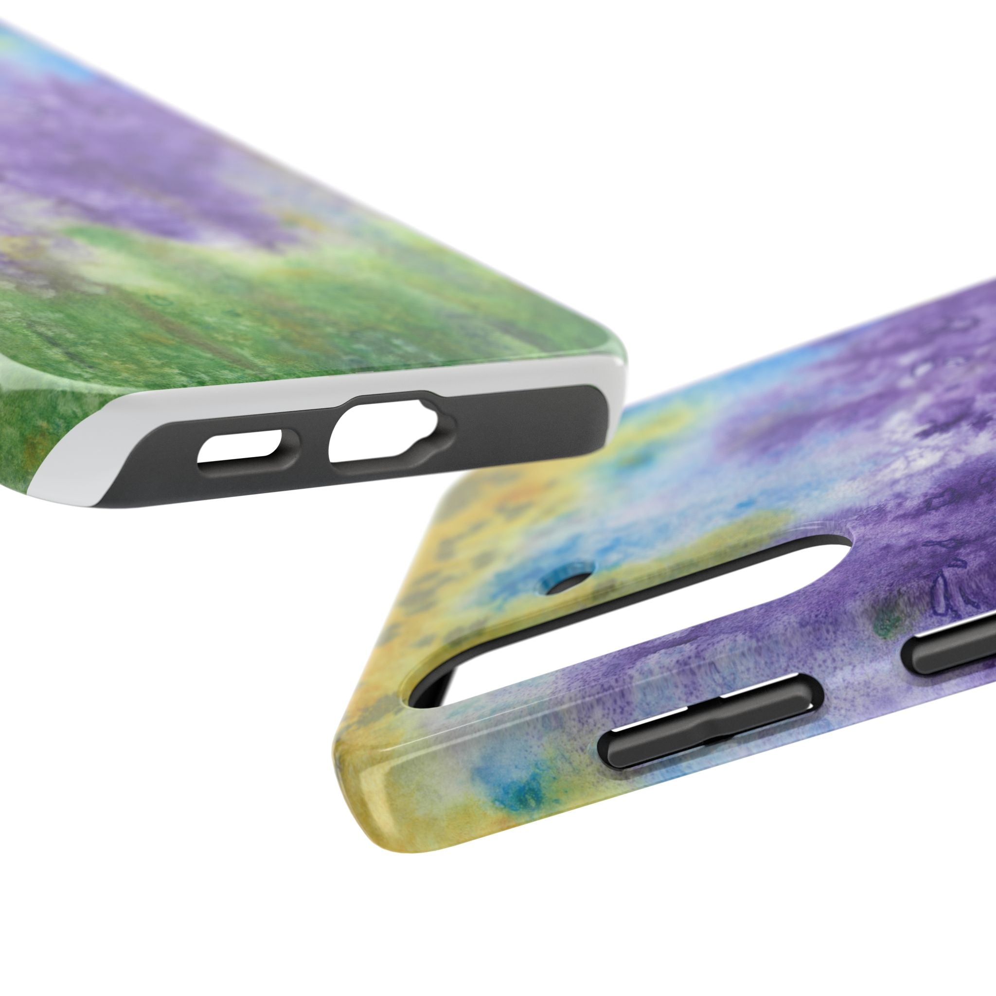 Tough Phone Case - All iPhones and Samsung Galaxys - Exciting Abstract Design #74 Lavender Fields