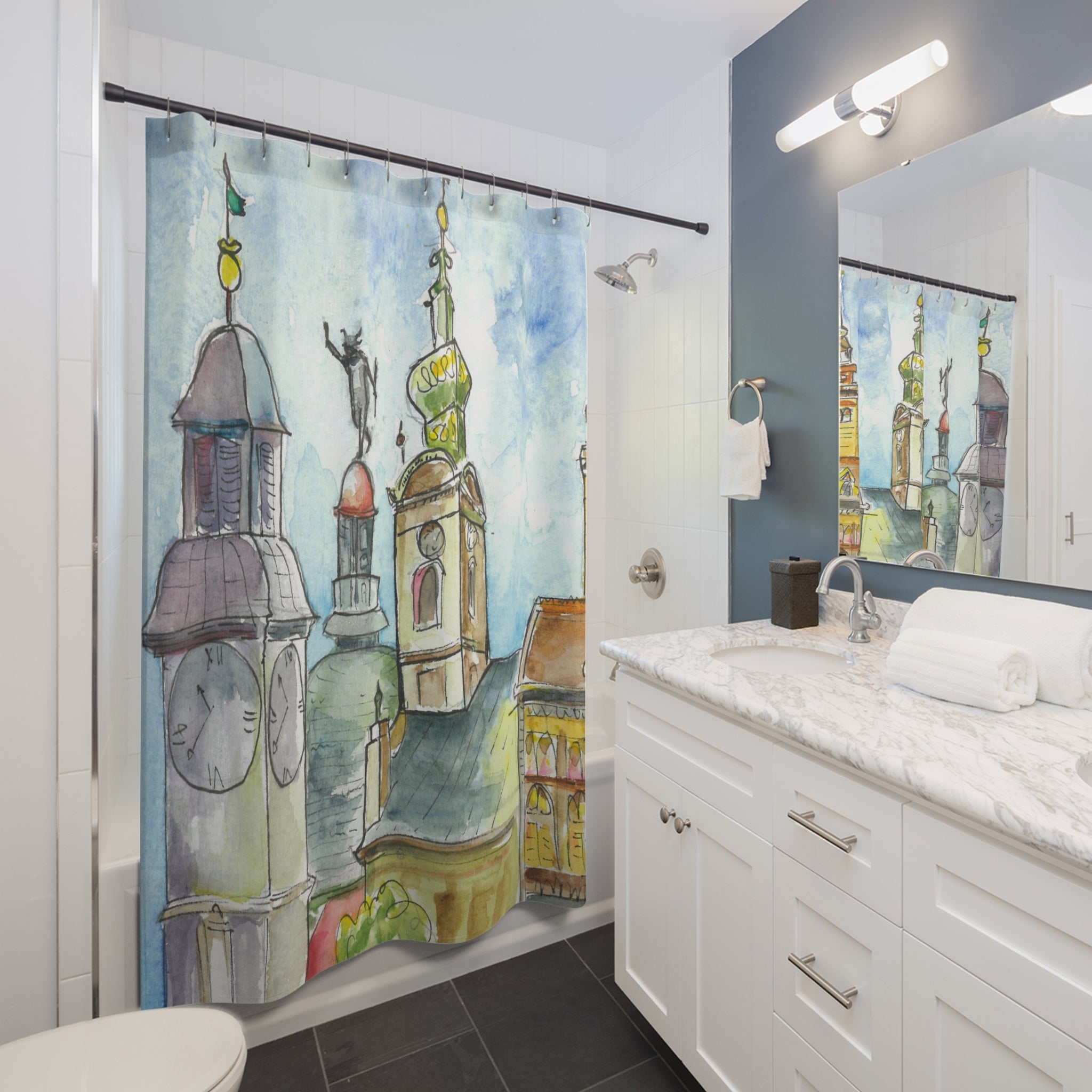 Beautiful Shower Curtains to Refresh Your Bathroom. Colourful Abstract Designs. Perfect For Your Bathroom or Special House-Warming Gift #95 Beautiful Novi Sad