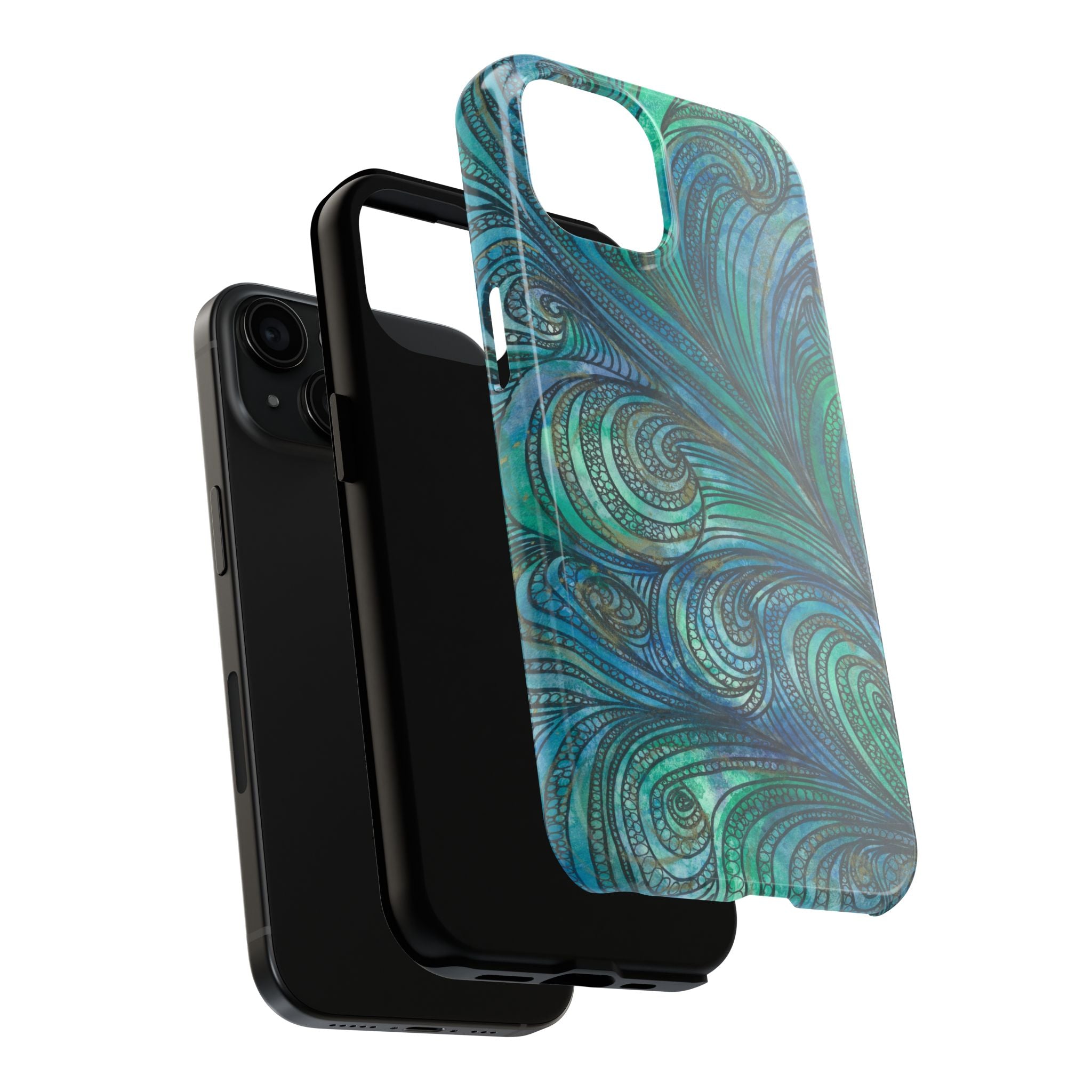 Tough Phone Case - All iPhones and Samsung Galaxys - Exciting Abstract Design #71 Call Of The Sea