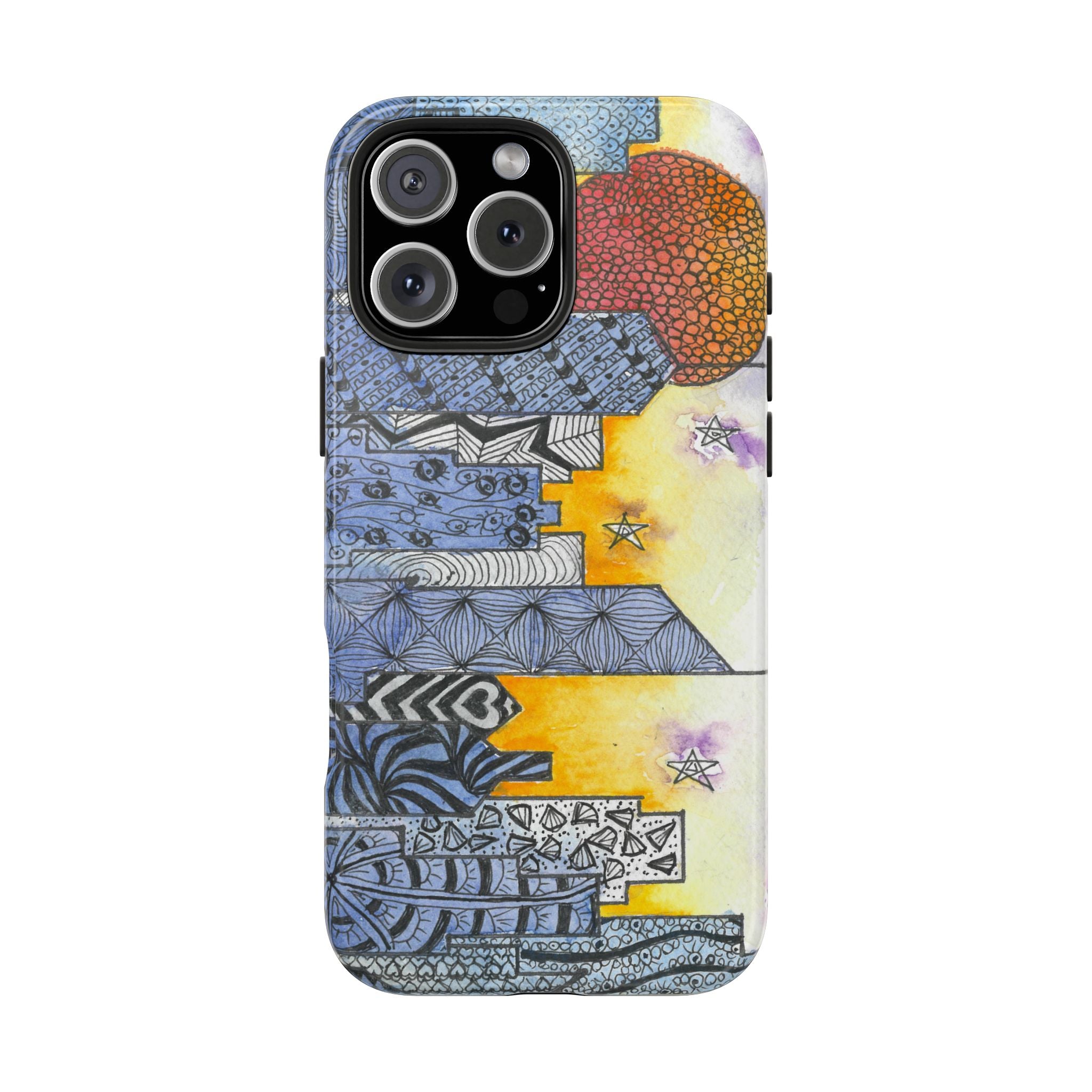 Tough Phone Case - All iPhones and Samsung Galaxys - Exciting Abstract Design #5 In The Shadows