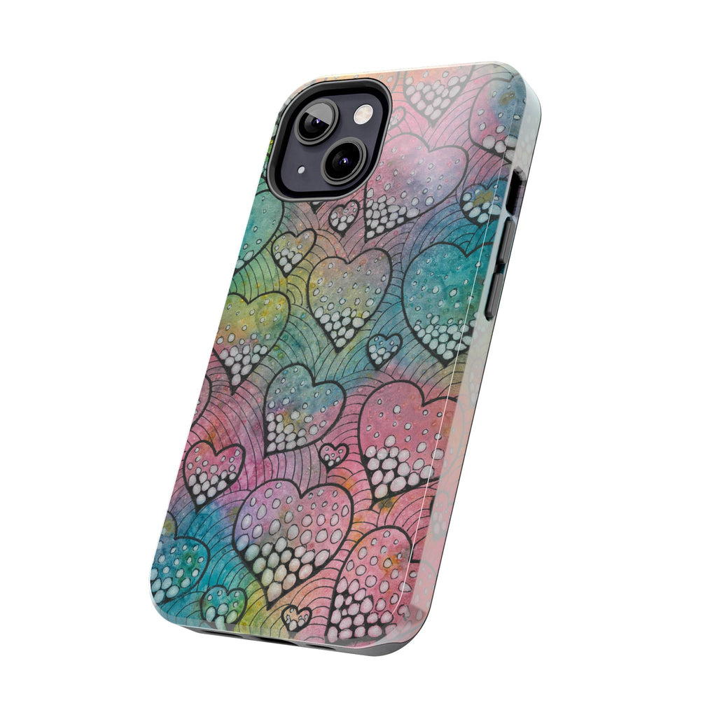 Tough Phone Case - All iPhones and Samsung Galaxys - Exciting Abstract Design #97 What's Love Got To Do With It