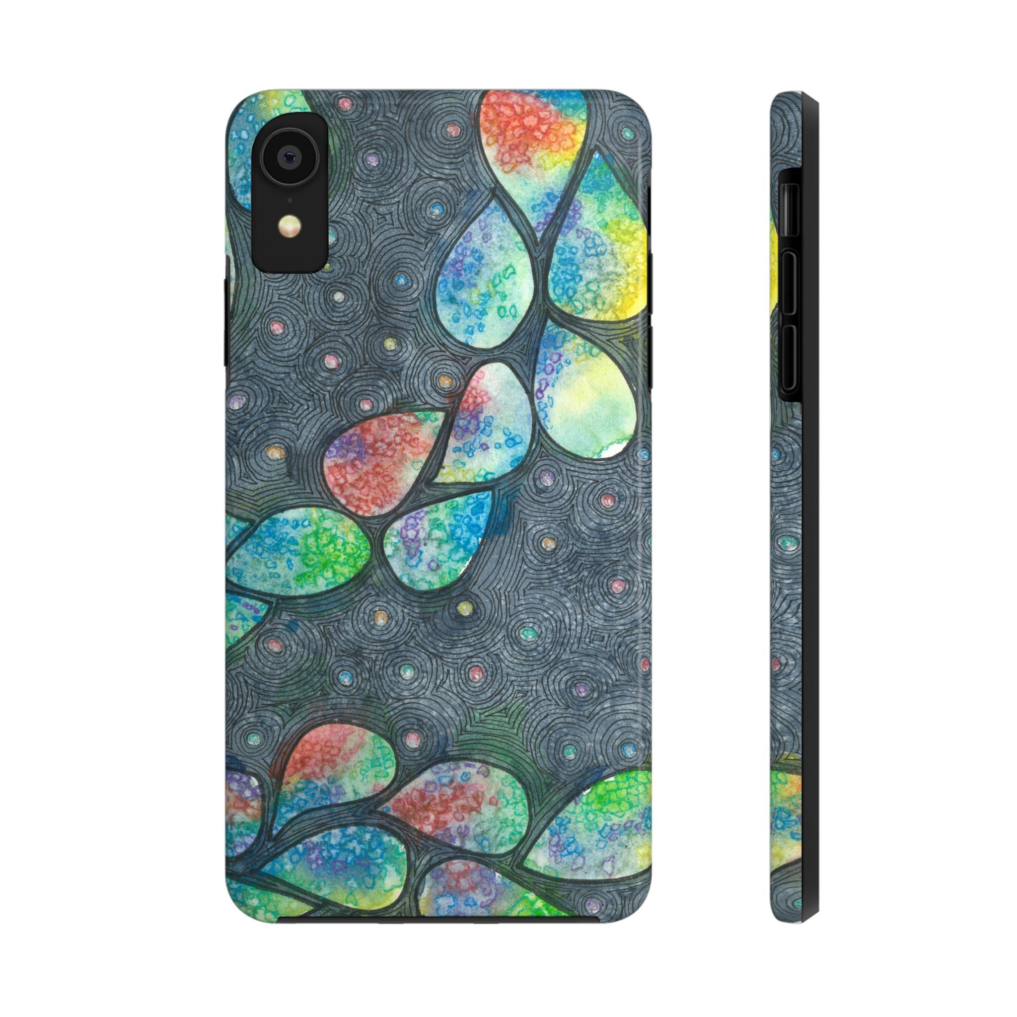 Tough Phone Case - All iPhones and Samsung Galaxys - Exciting Abstract Design #30 Give Us A Minute