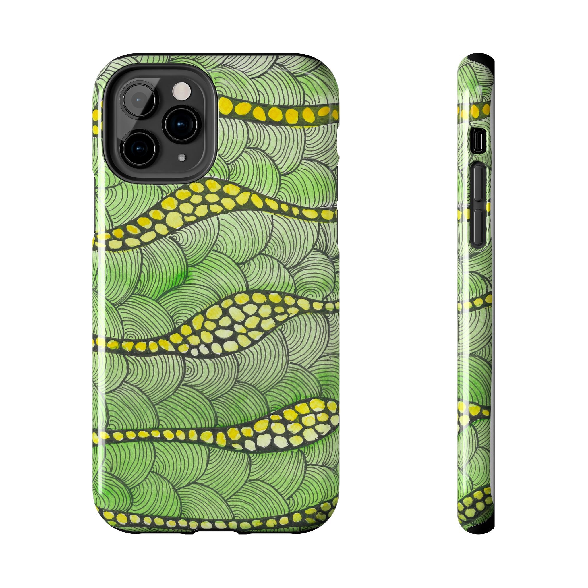 Tough Phone Case - All iPhones and Samsung Galaxys - Exciting Abstract Design #13 Watcha Thinking