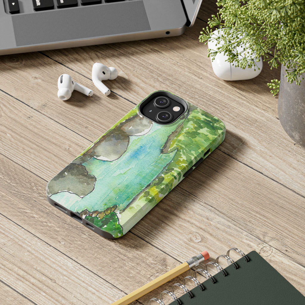 Tough Phone Case - All iPhones and Samsung Galaxys - Exciting Abstract Design #88 Tara River - Montenegro