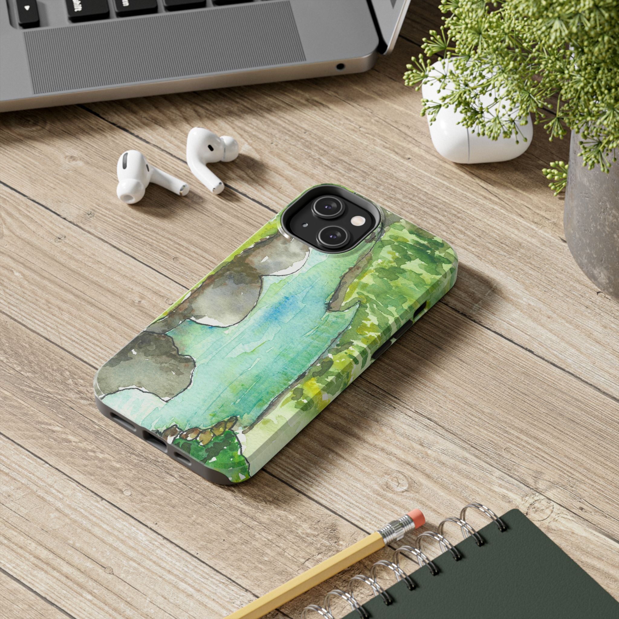 Tough Phone Case - All iPhones and Samsung Galaxys - Exciting Abstract Design #88 Tara River - Montenegro