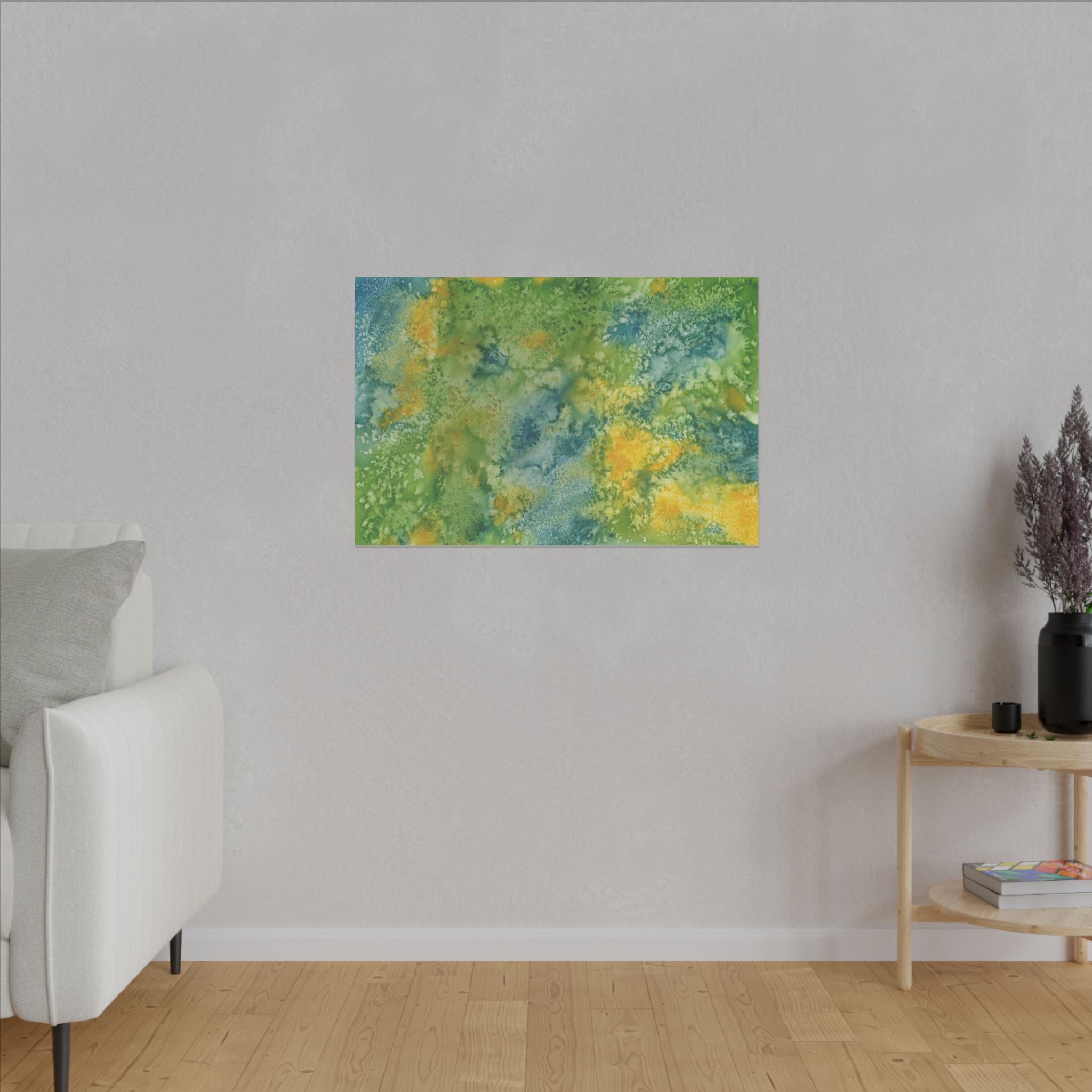 Large Colourful Wall Art, Canvas Prints, For Office, Bedroom or Living Room, or Special Gift #52 View From Above