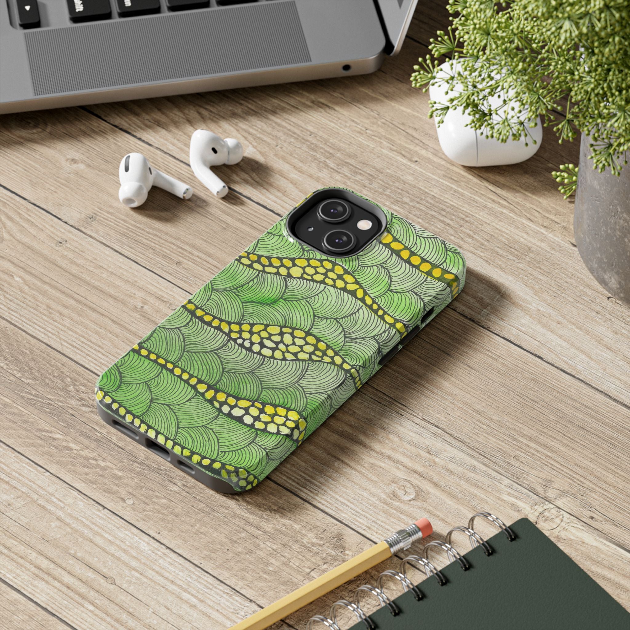 Tough Phone Case - All iPhones and Samsung Galaxys - Exciting Abstract Design #13 Watcha Thinking