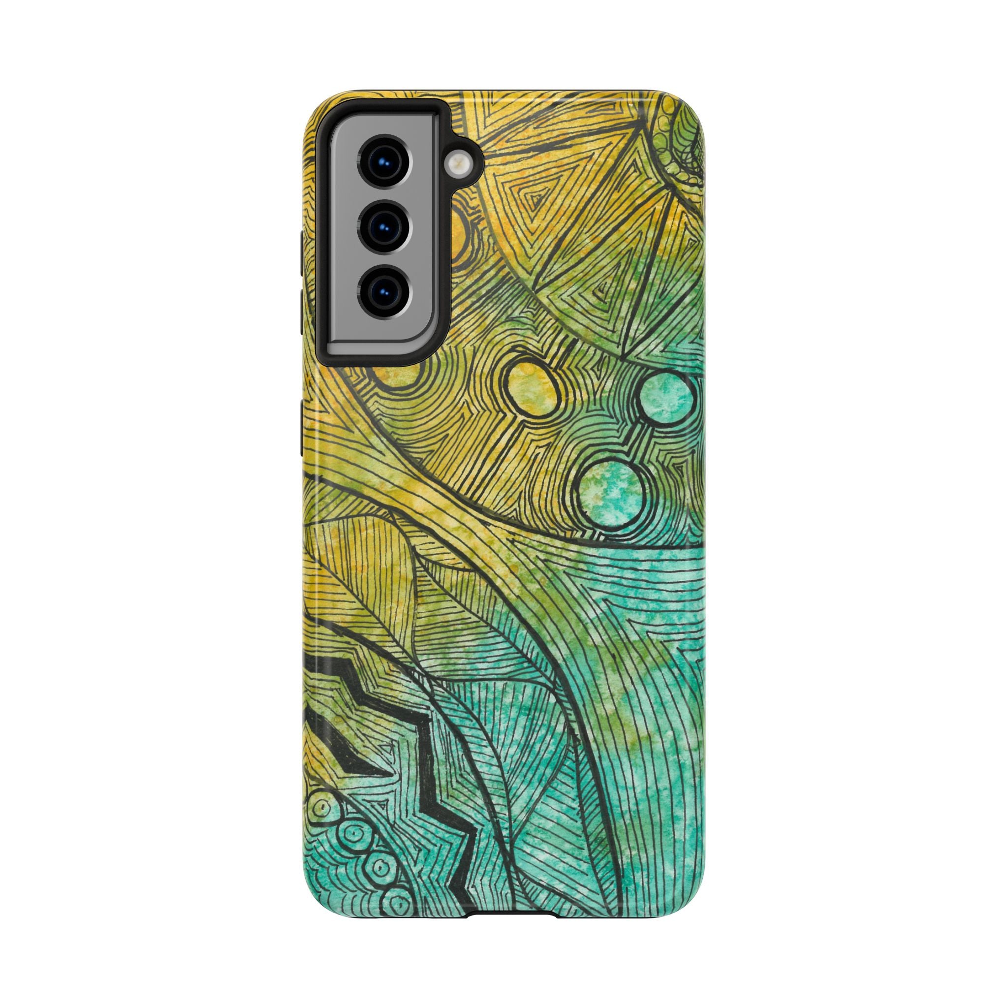 Tough Phone Case - All iPhones and Samsung Galaxys - Exciting Abstract Design #27 Come What May