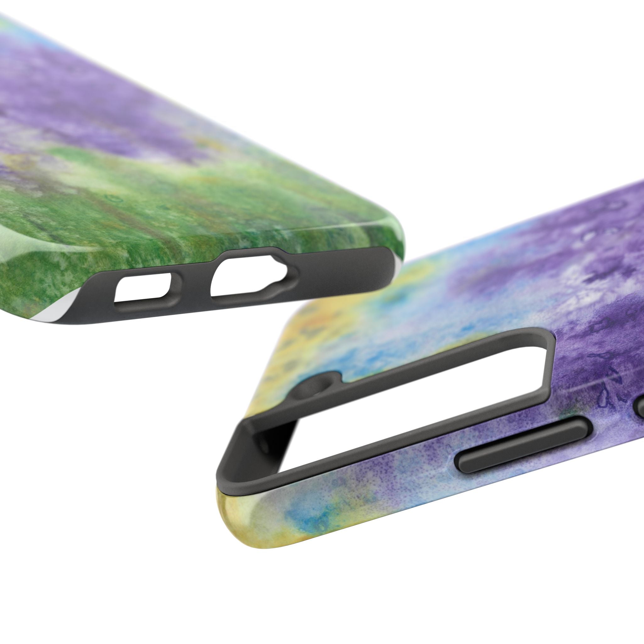Tough Phone Case - All iPhones and Samsung Galaxys - Exciting Abstract Design #74 Lavender Fields