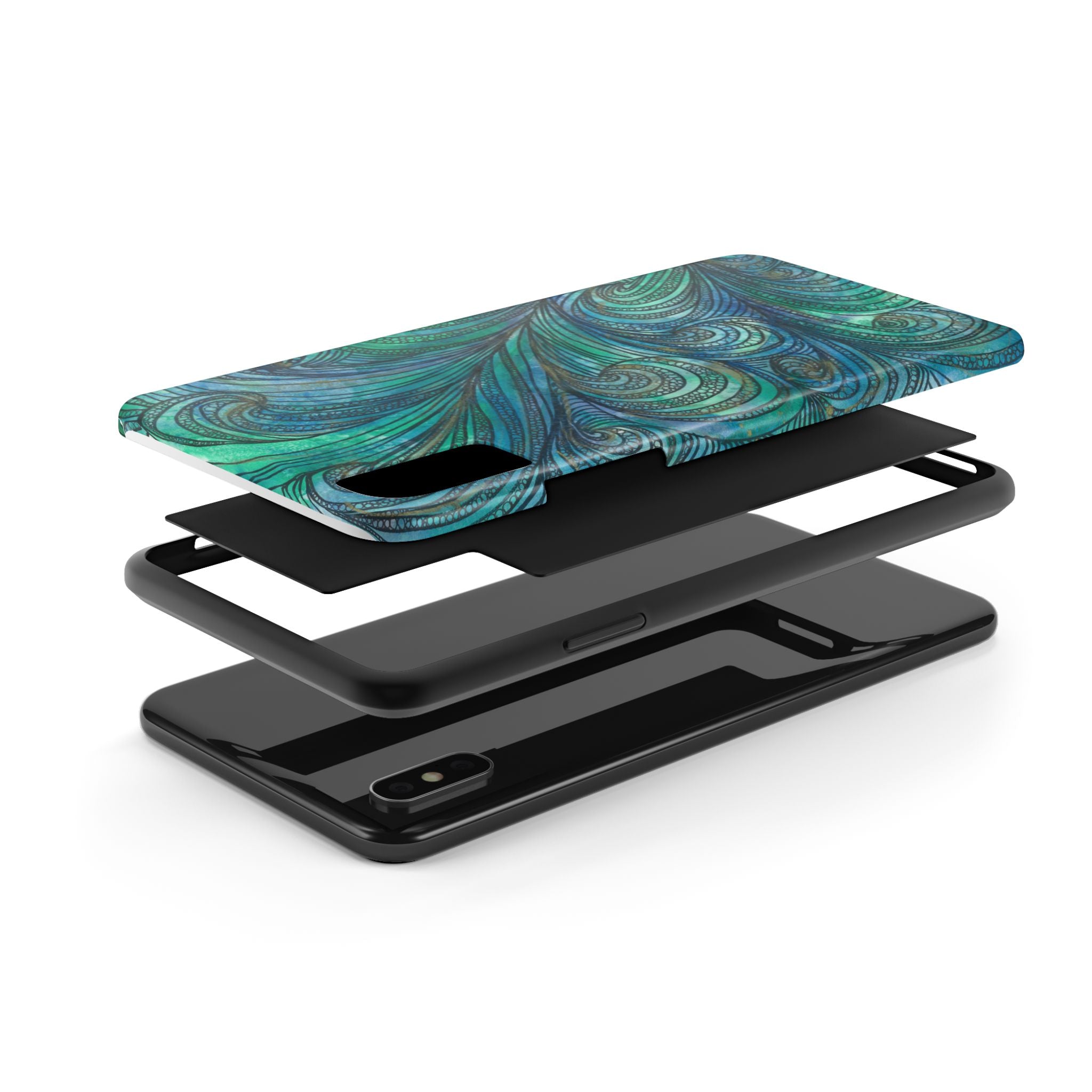 Tough Phone Case - All iPhones and Samsung Galaxys - Exciting Abstract Design #71 Call Of The Sea