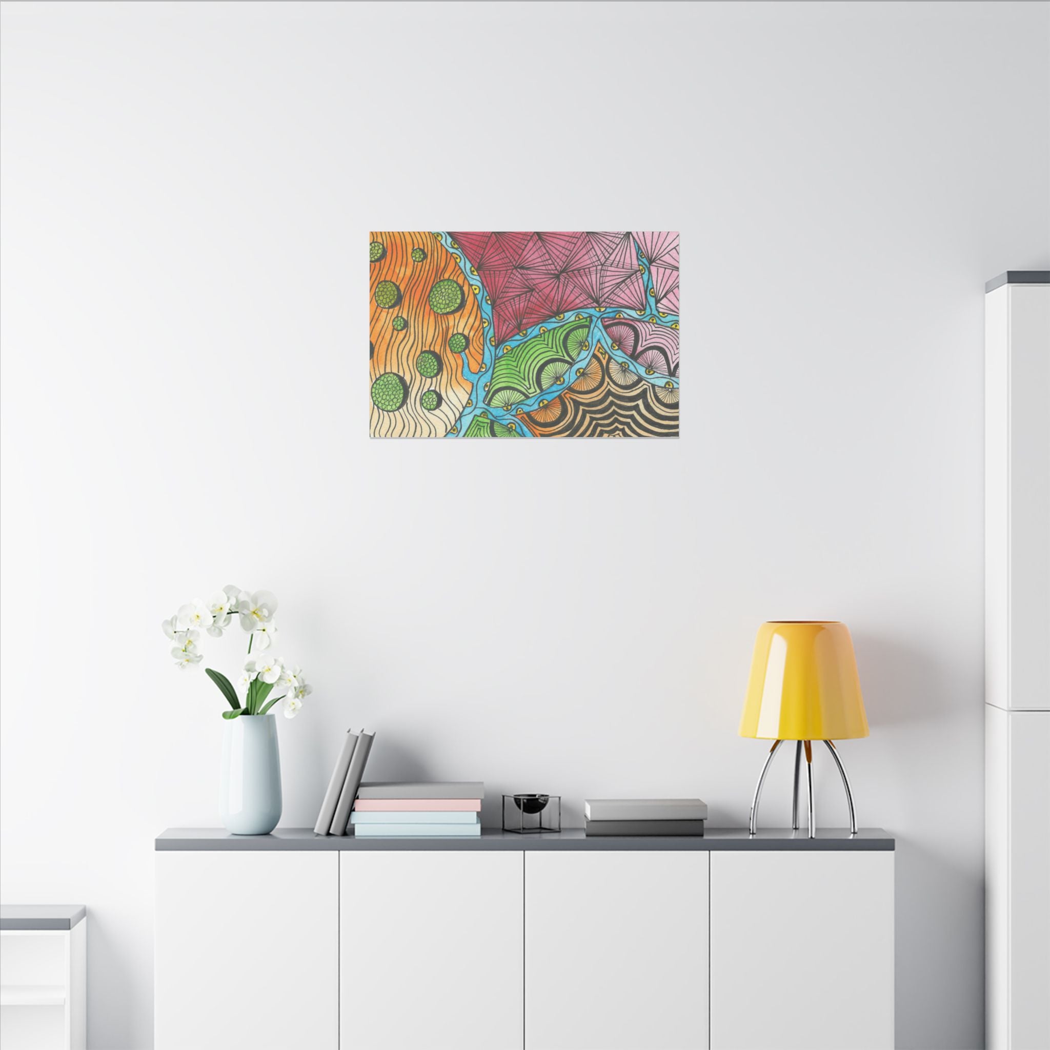 Large Colourful Wall Art, Canvas Prints, For Office, Bedroom or Living Room, or Special Gift #11 Today's The Day