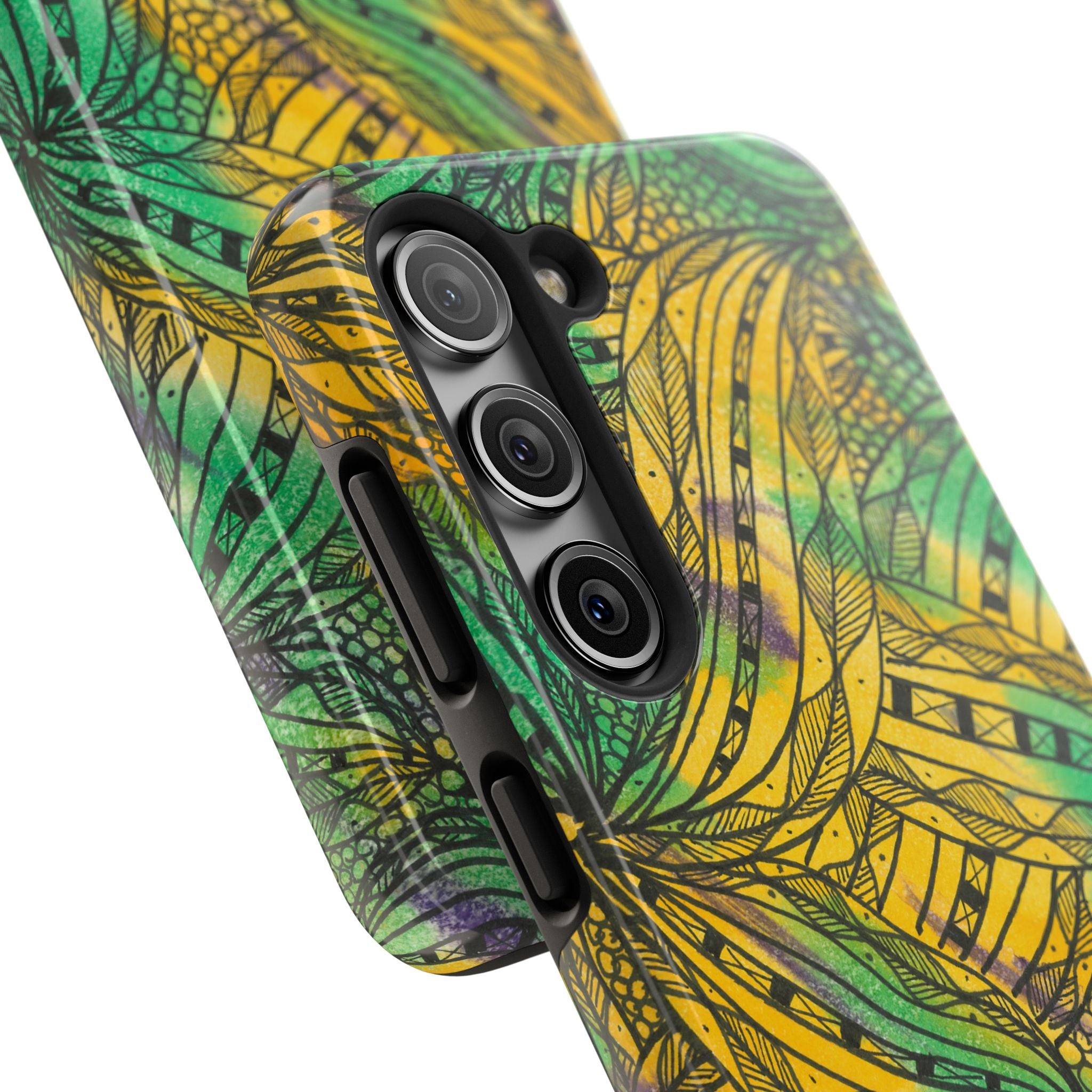 Tough Phone Case - All iPhones and Samsung Galaxys - Exciting Abstract Design #37 Shubbery!
