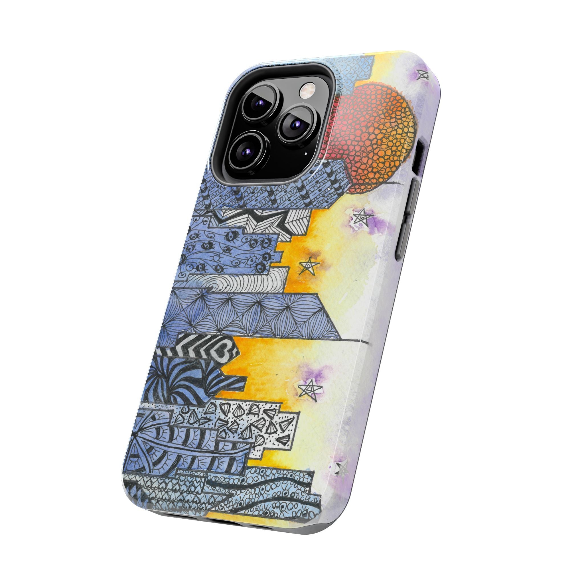 Tough Phone Case - All iPhones and Samsung Galaxys - Exciting Abstract Design #5 In The Shadows