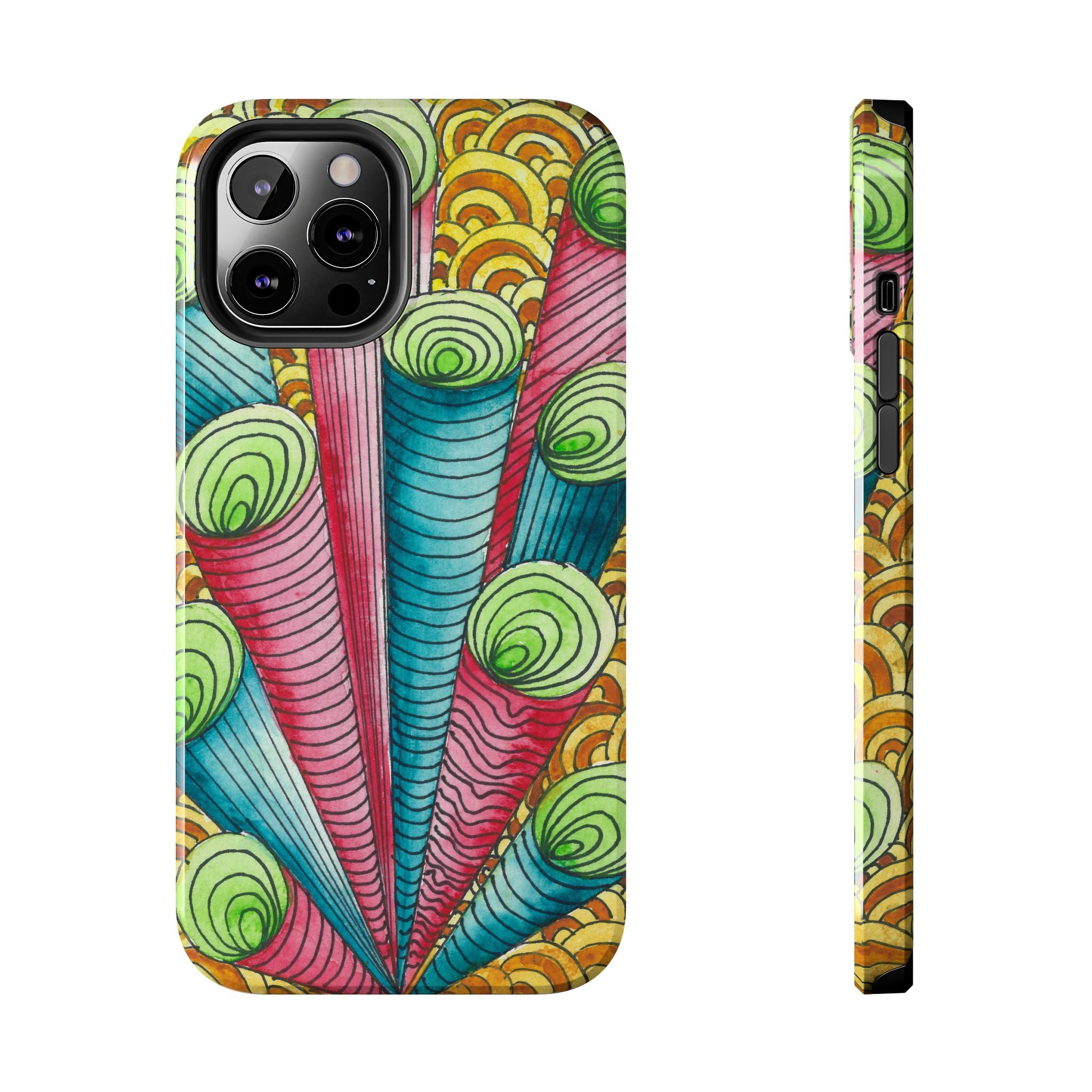 Tough Phone Case - All iPhones and Samsung Galaxys - Exciting Abstract Design #93 On A Mission