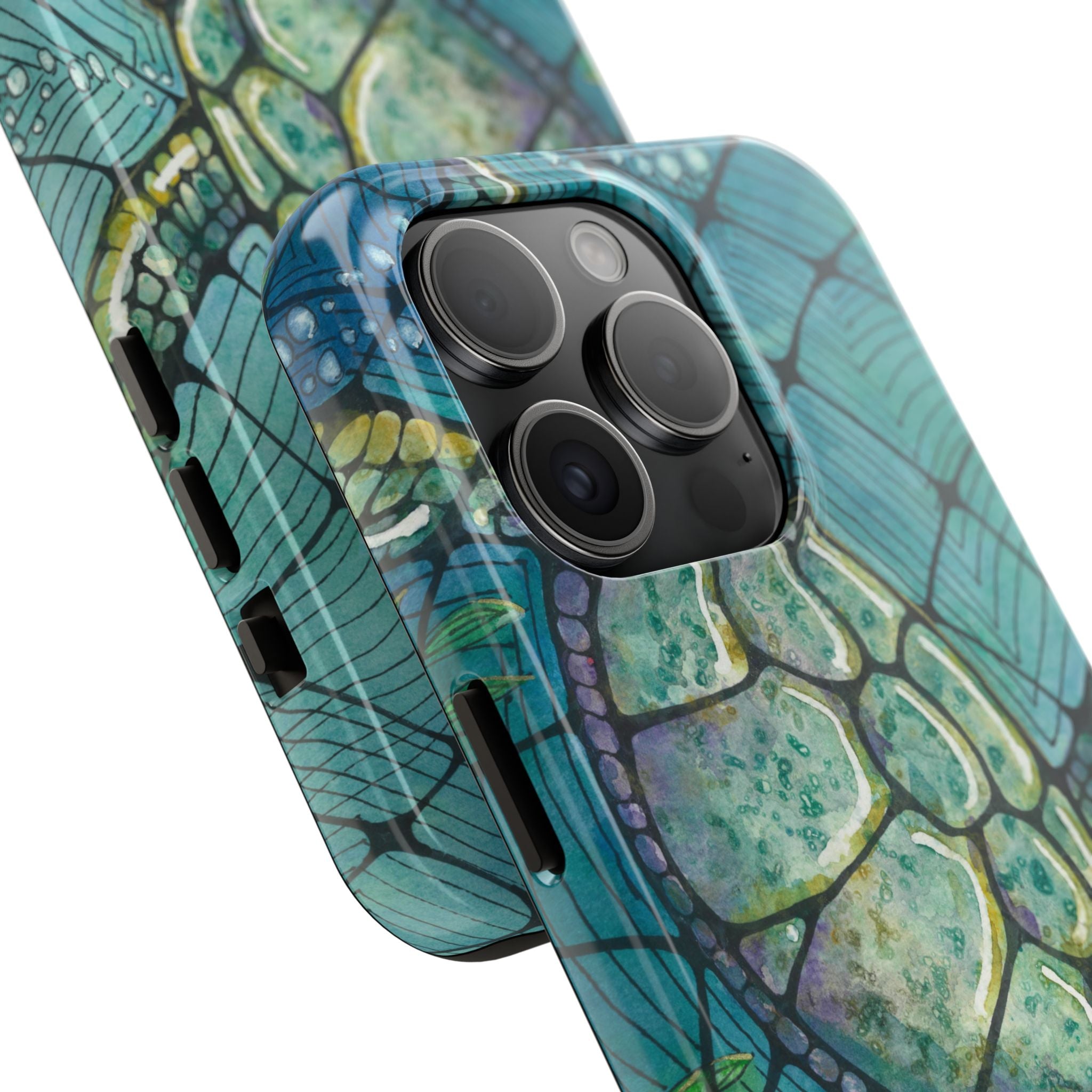 Tough Phone Case - All iPhones and Samsung Galaxys - Exciting Abstract Design #73 Turtling Along