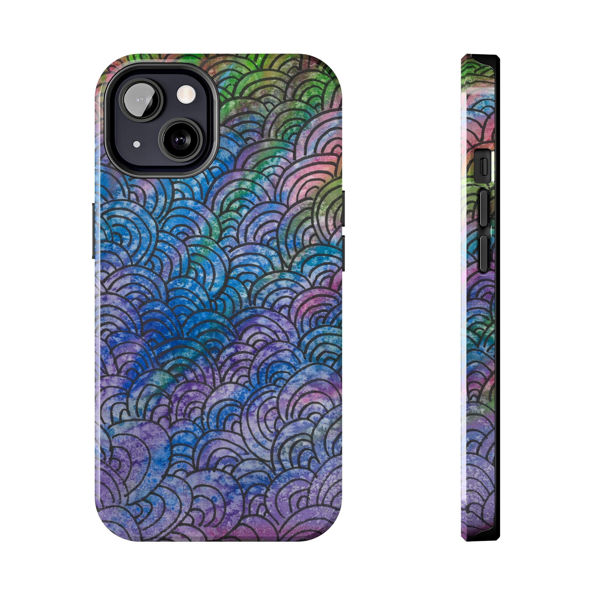 Tough Phone Case - All iPhones and Samsung Galaxys - Exciting Abstract Design #84 Ah! The Past