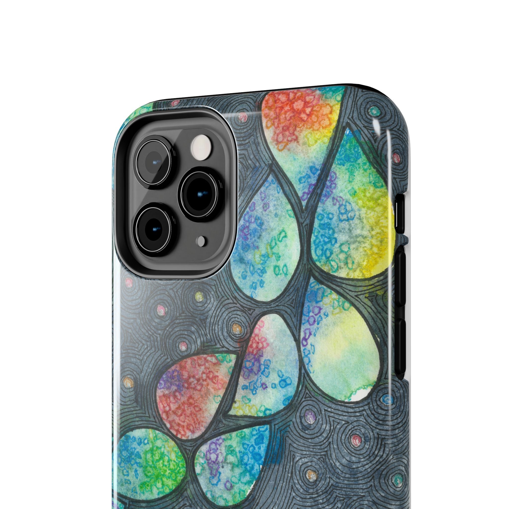 Tough Phone Case - All iPhones and Samsung Galaxys - Exciting Abstract Design #30 Give Us A Minute
