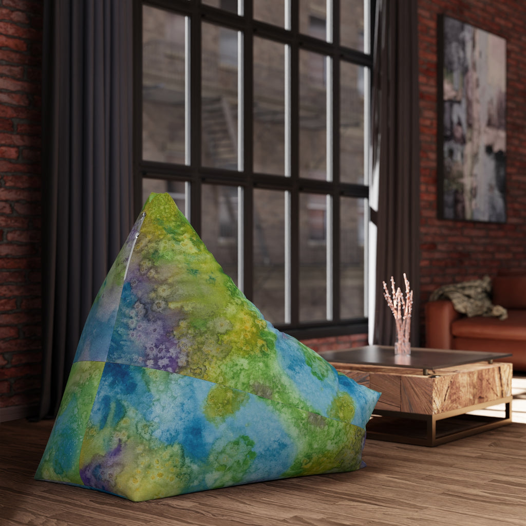 Bean Bag Chair Covers For Indoor & Outdoor - 2 Sizes - Exciting Abstract Design #60 Happy Holidays